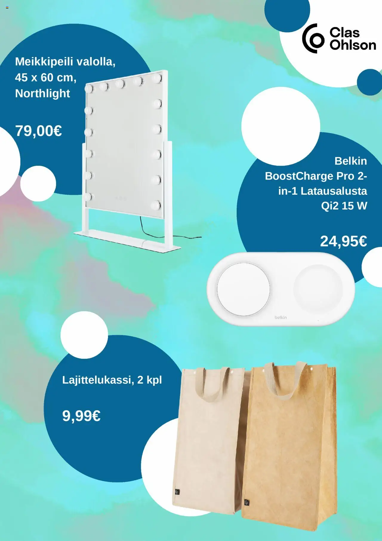 Clas Ohlson tarjoukset – voimassa 10.10.2025 alkaen | Sivu: 5 | Tuotteet: Meikkipeili