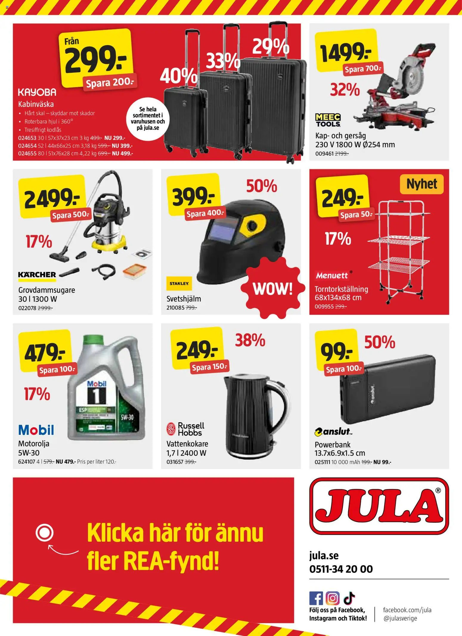 Jula reklamblad aktuell från 12.02.2026 | Sida: 8 | Produkter: Vattenkokare, Powerbank