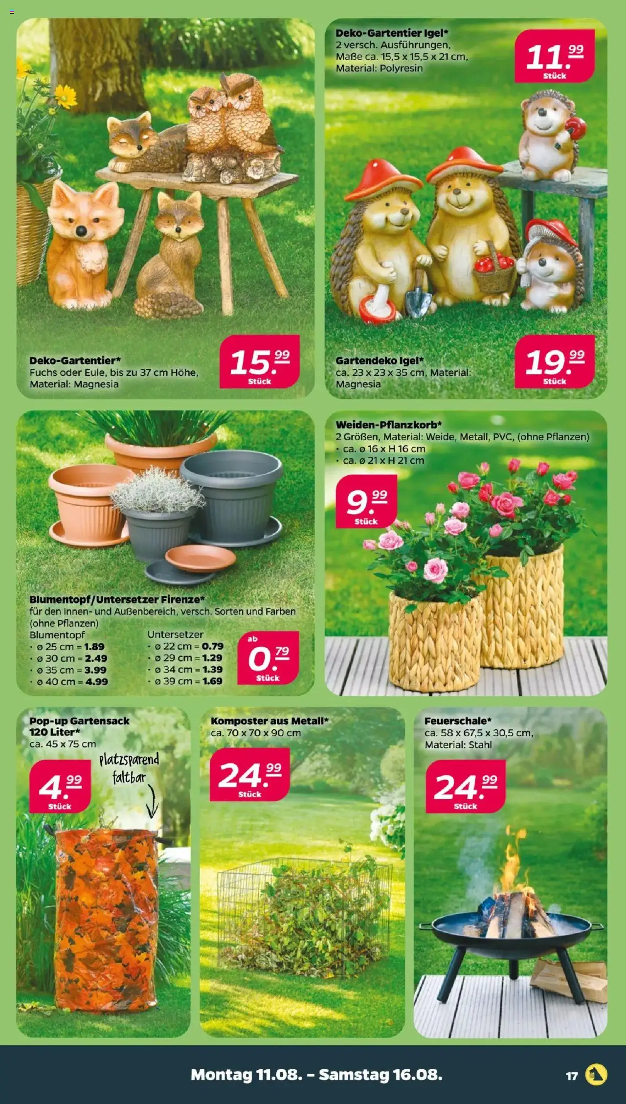 Netto Prospekt 	 - gültig ab dem 11.08.2025 | Seite: 19 | Produkte: Blumentopf