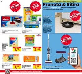 Volantino Despar del 04.09.2025 | Pagina: 21 | Prodotti: Spugna, Pesca, Robot, Scopa a vapore