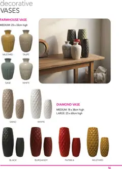 Schulman's Home specials catalogue – valid from 17.11.2025 | Page: 17 | Products: Vase, Mustard