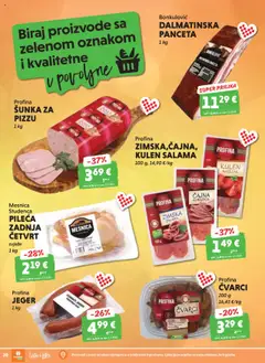 Studenac katalog | vrijedi od 10.09.2025 | Stranica: 20 | Proizvodi: Salama, Narezak, Kulen, Panceta