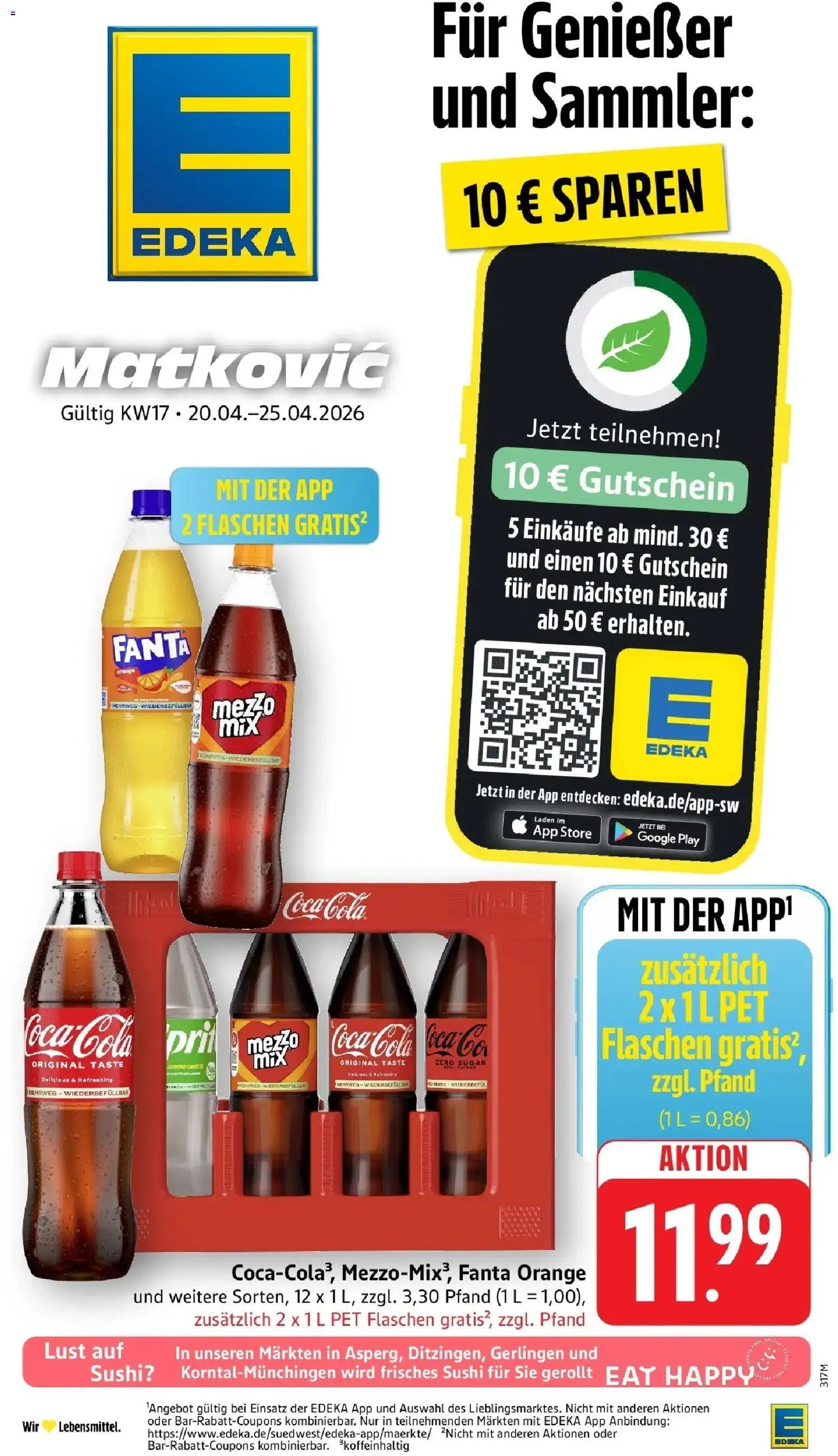 Edeka prospekt Möglingen	 – gültig ab 19.04.2026 | Seite: 1 | Produkte: Fanta, Zitrone