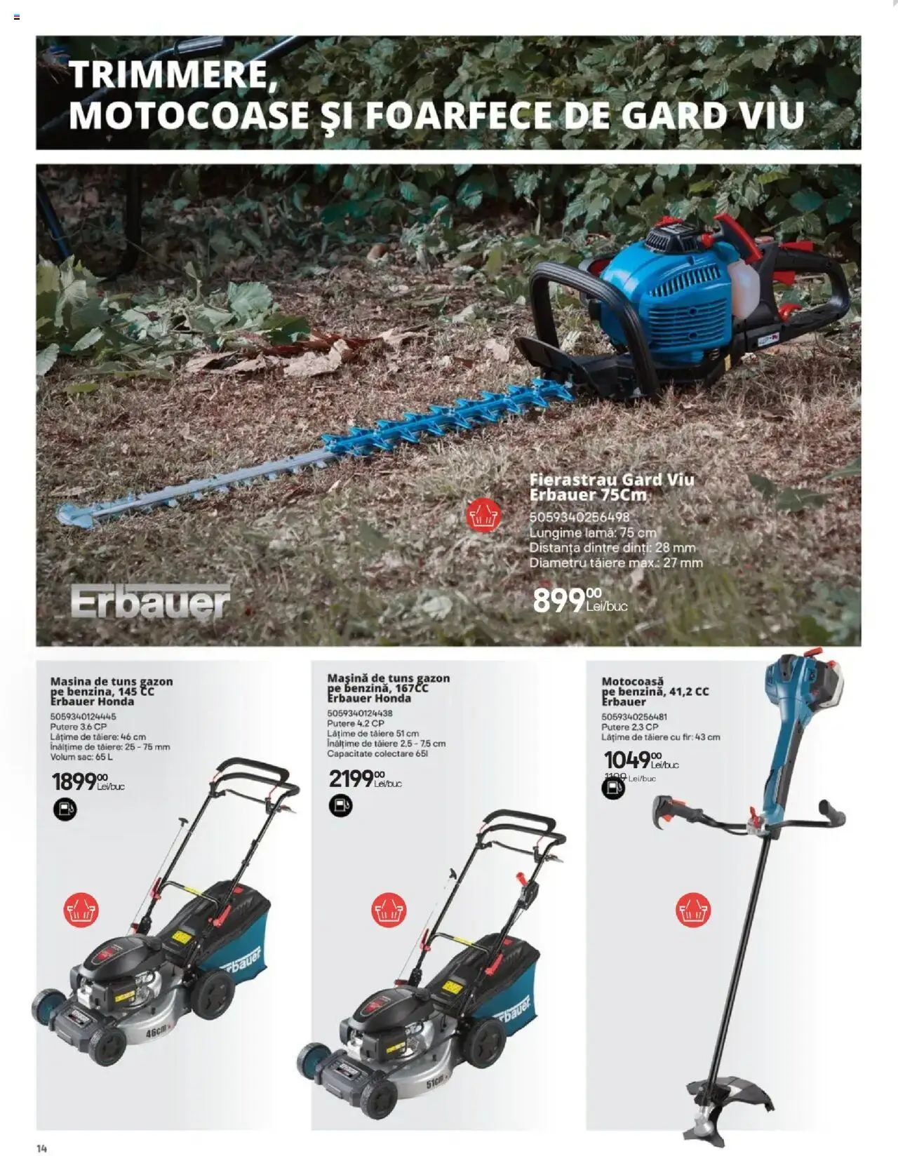 Noul catalog Brico Depot – valabil de la 14.02.2025 | Pagină: 14 | Produse: Mașină de tuns