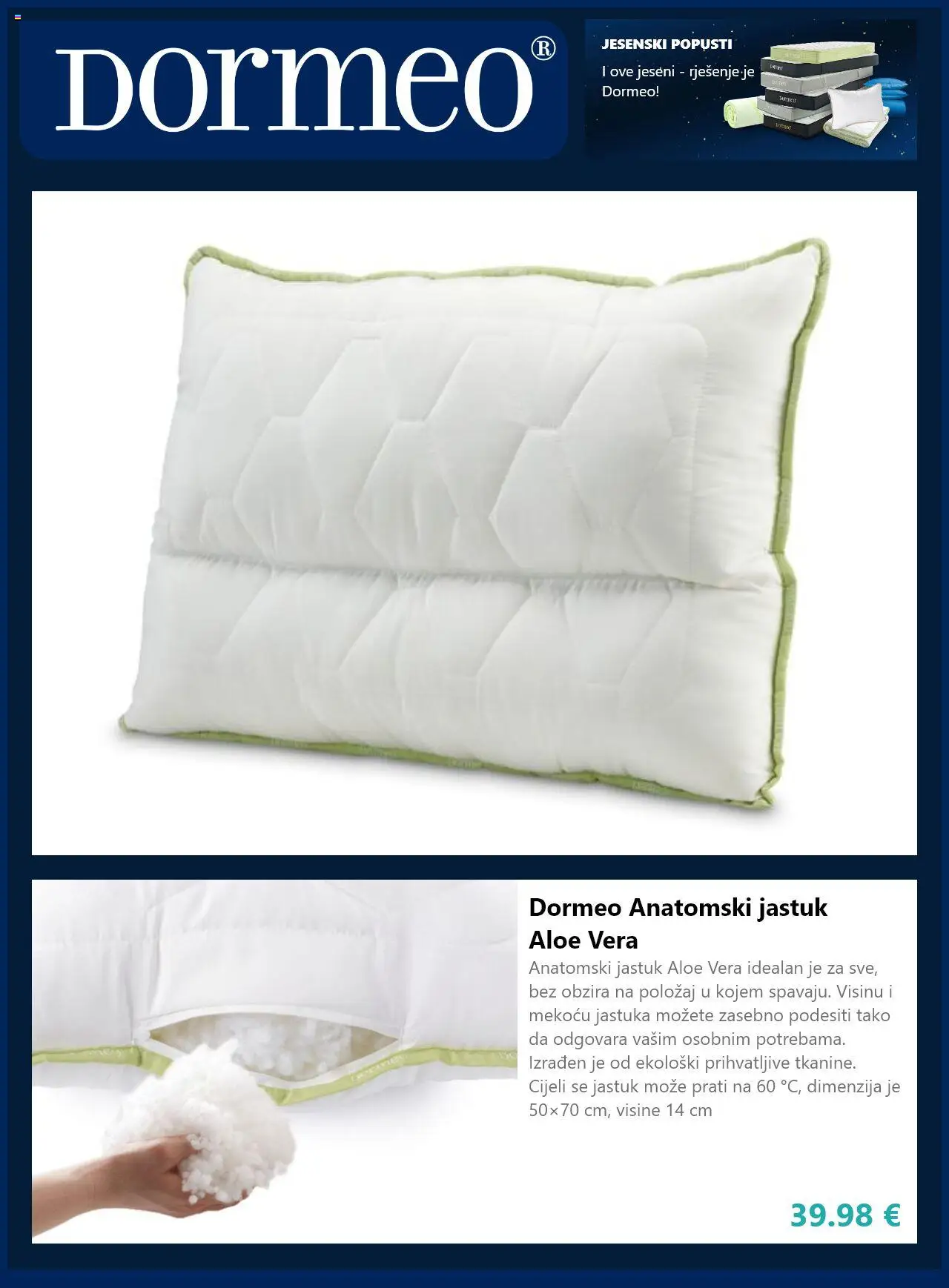 Dormeo Home katalog | vrijedi od 18.09.2025 | Stranica: 6 | Proizvodi: Jastuk