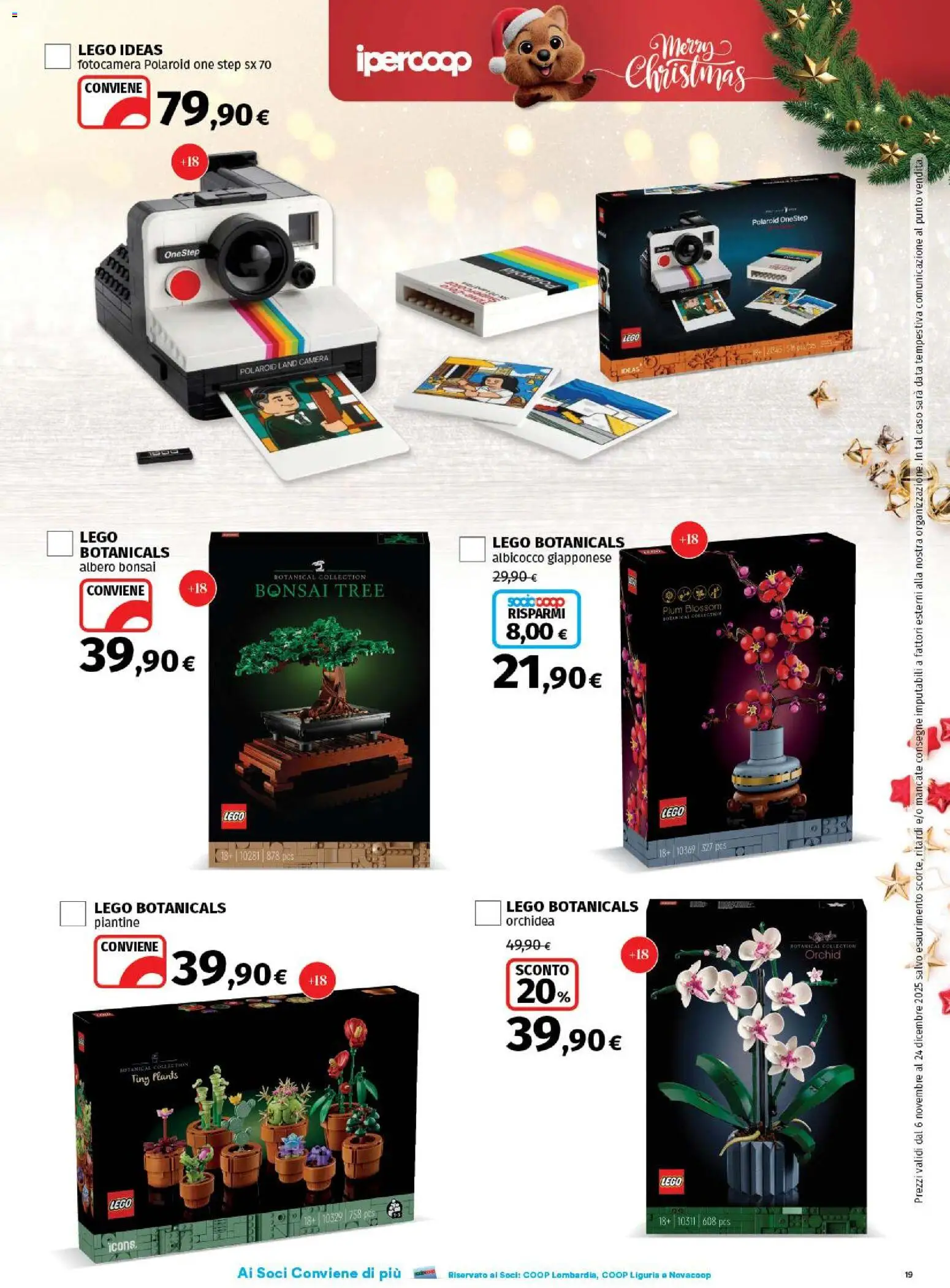 Volantino Ipercoop del 06.11.2025 | Pagina: 19 | Prodotti: Data, Fotocamera, Orchidea