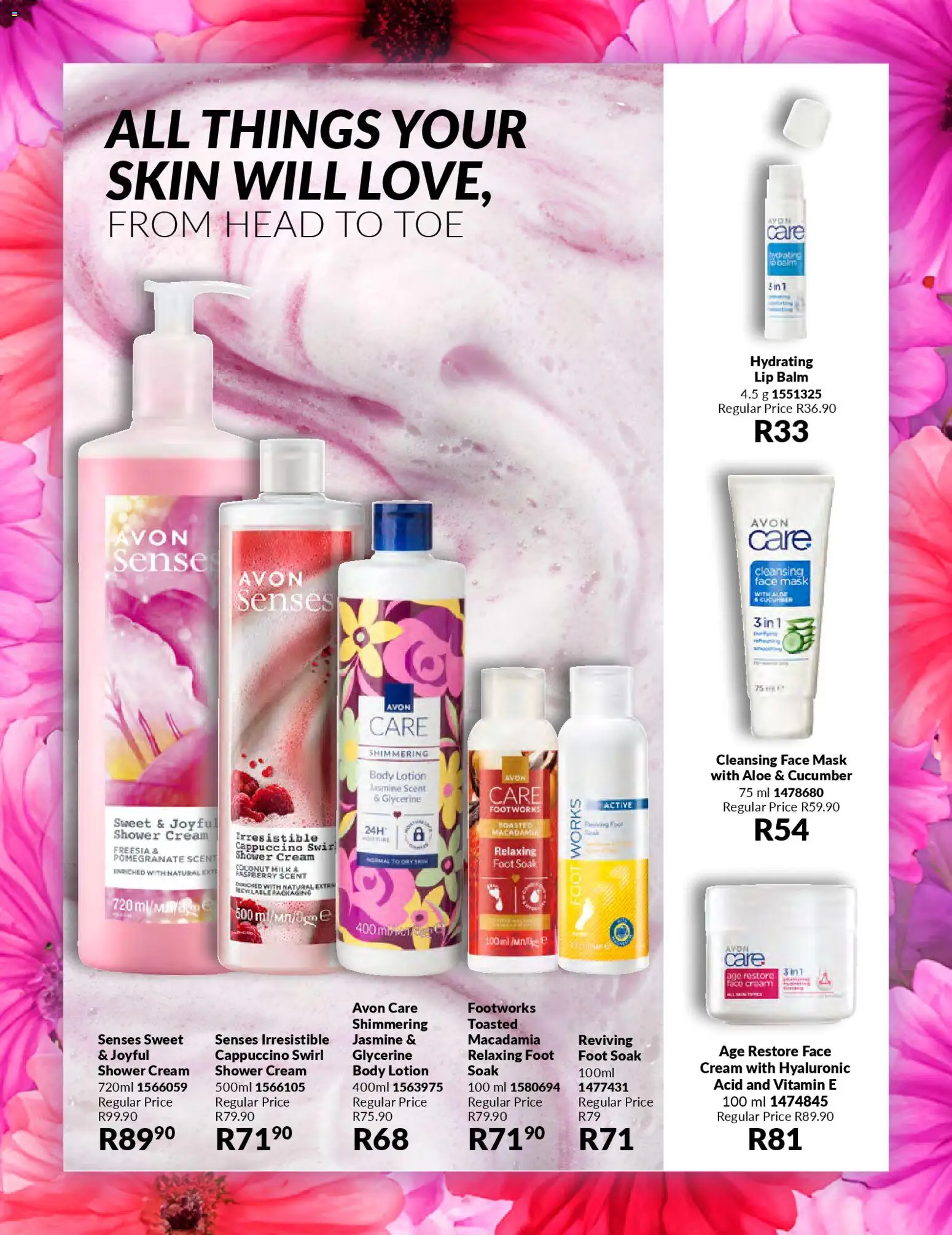 New Avon Beauty Fair catalogue – valid from 19.03.2026 | Page: 22 | Products: Shower, Milk, Ice cream, Lotion