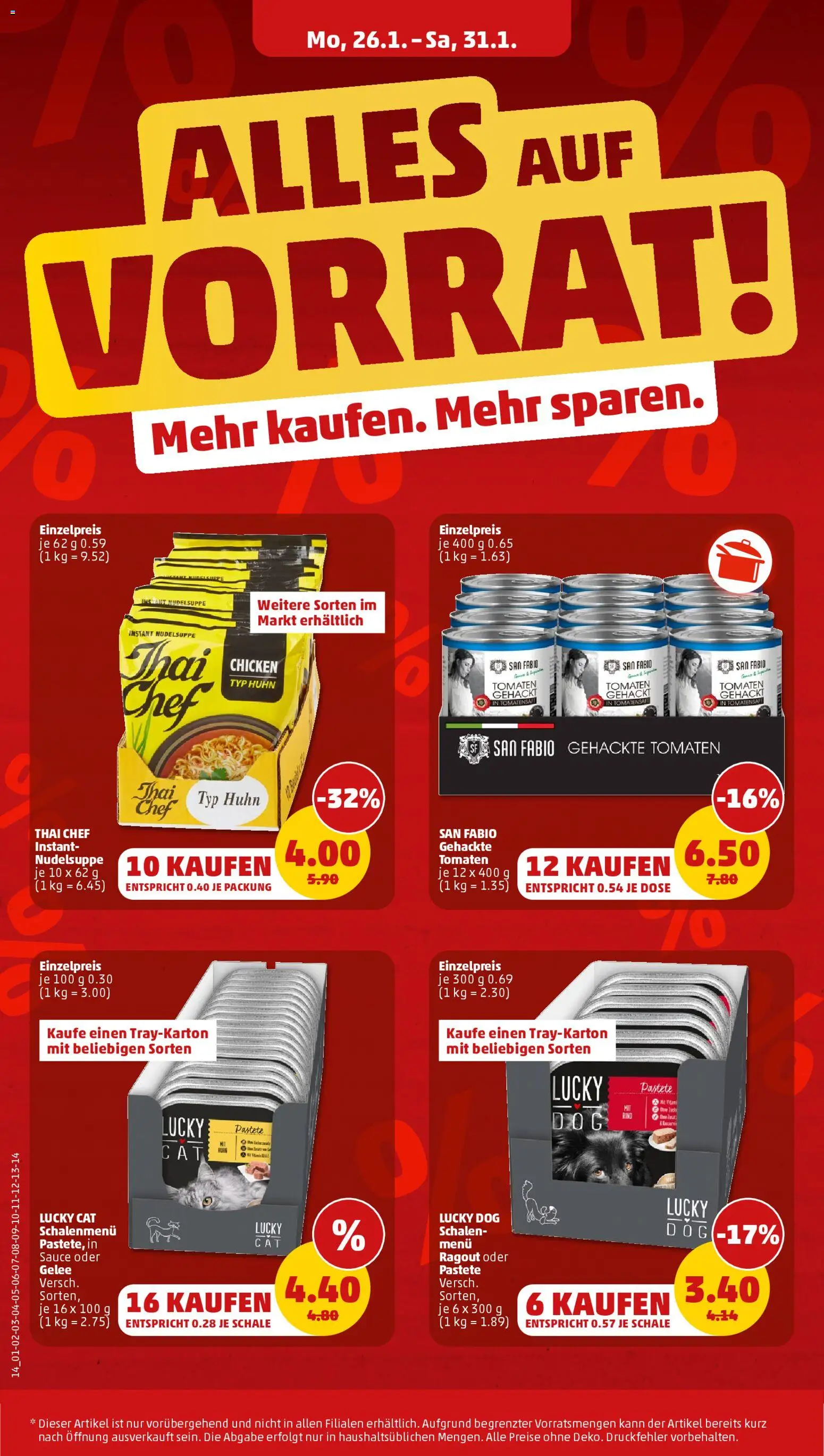 Penny Prospekt 	 – gültig ab 26.01.2026 | Seite: 16 | Produkte: Tomaten