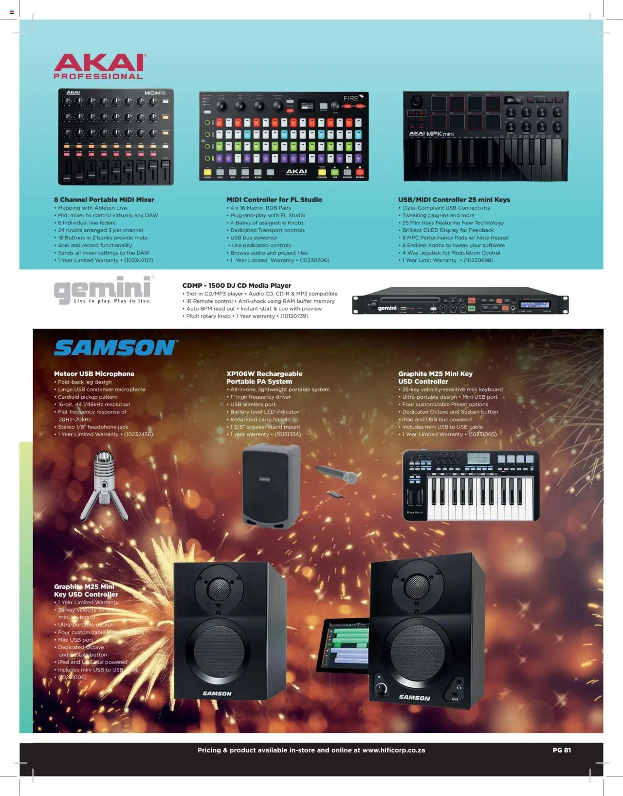 New HiFi Corp catalogue – valid from 12.02.2024 | Page: 81 | Products: Cable, Speaker, USB, Mixer