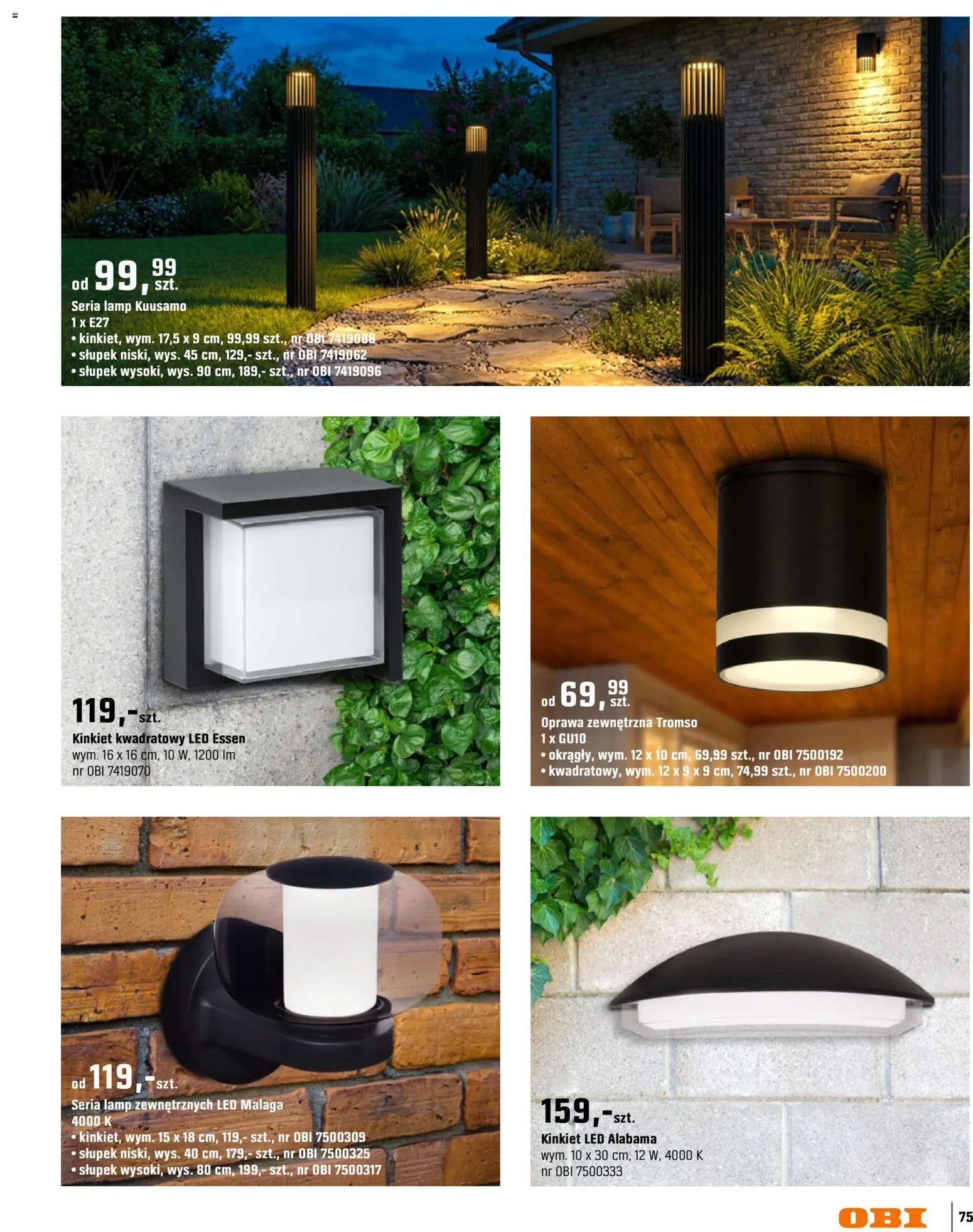 OBI gazetka - Ogród od 11.03.2026 | Strona: 75