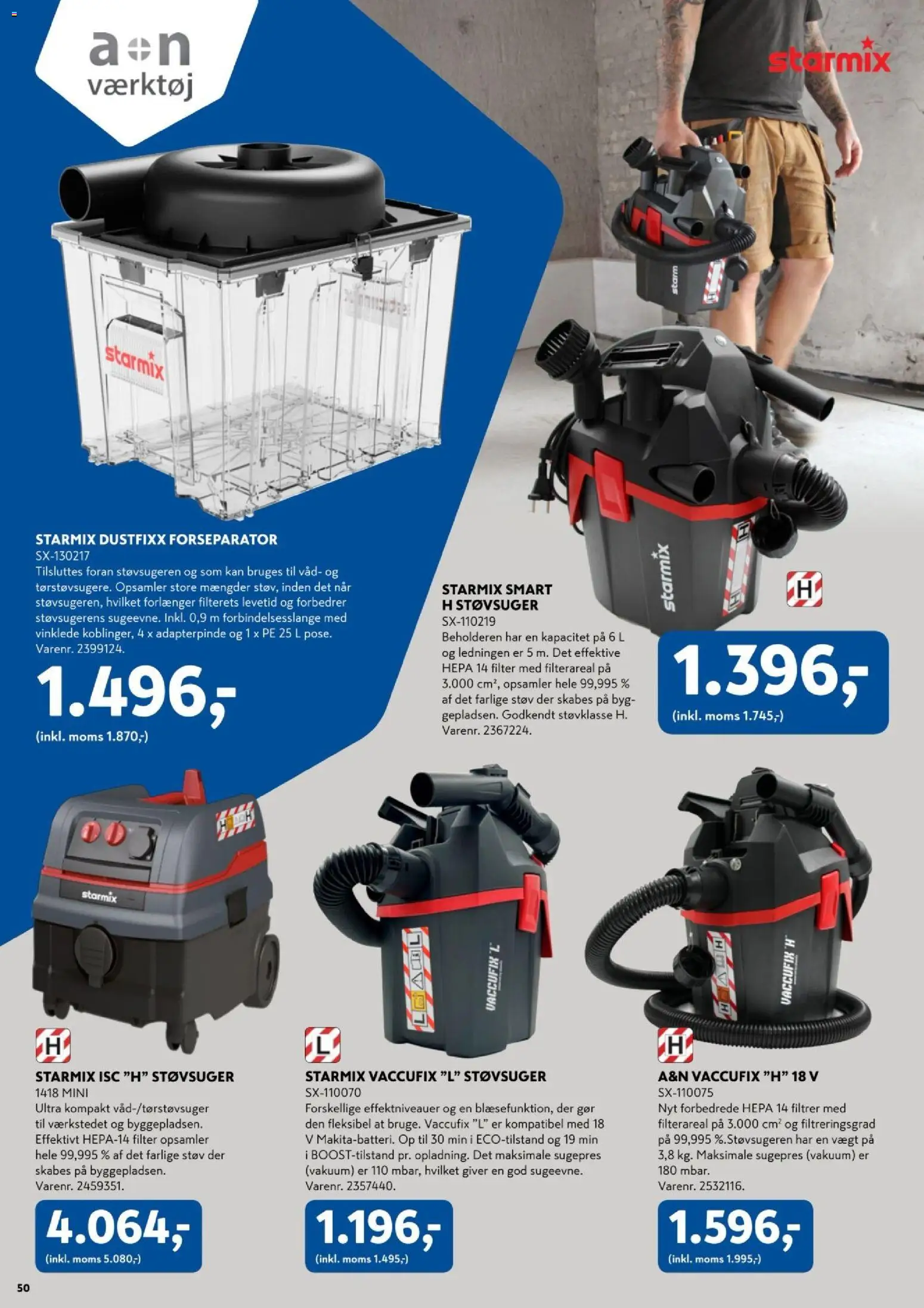 Davidsen tilbudsavis – gyldig fra 30.03.2026 | Side: 50 | Produkter: Søm, Støvsuger