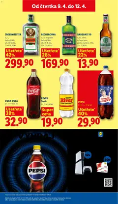 Náhled letáku BECHEROVKA, 0,5 l, originální bylinný likér, alk. 38% obj. od 09.04.2026 | Strana: 17