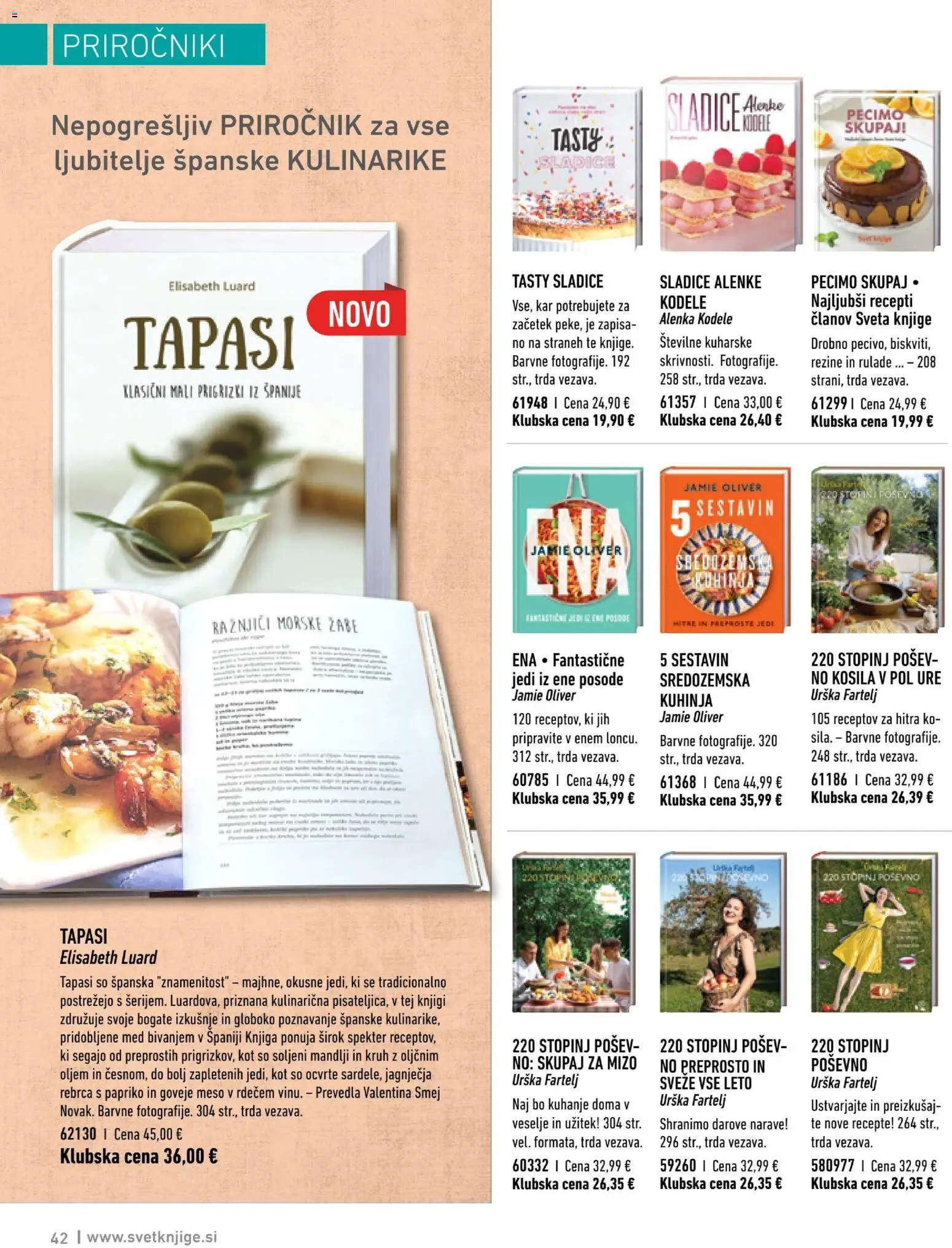 Novi Mladinska Knjiga katalog ponudbe – veljaven od 01.01.2026 | Stran: 42 | Izdelki: Ražnjiči, Mandlji, Knjiga, Goveje meso