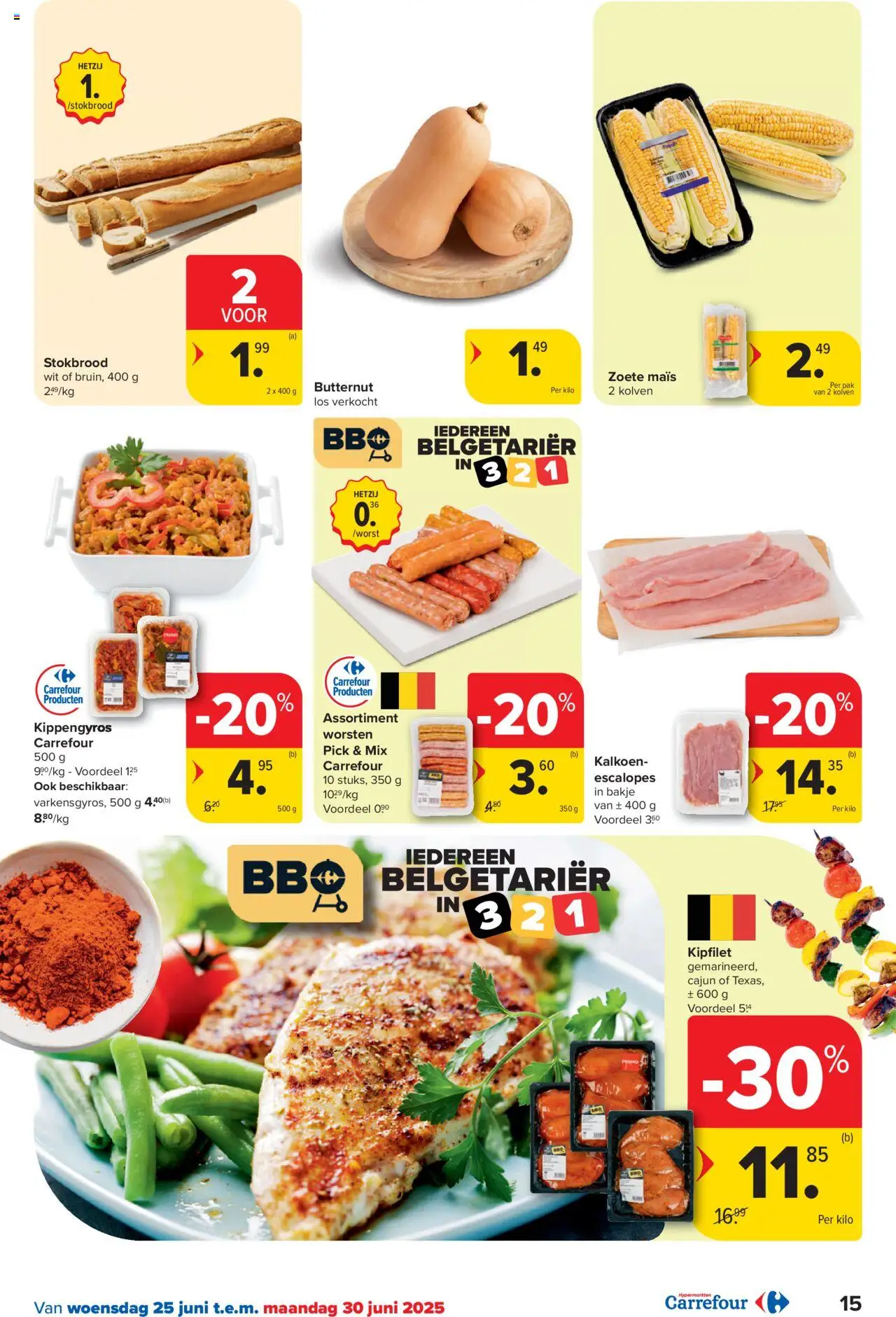  | Pagina: 15 | Producten: Stokbrood, Maïs