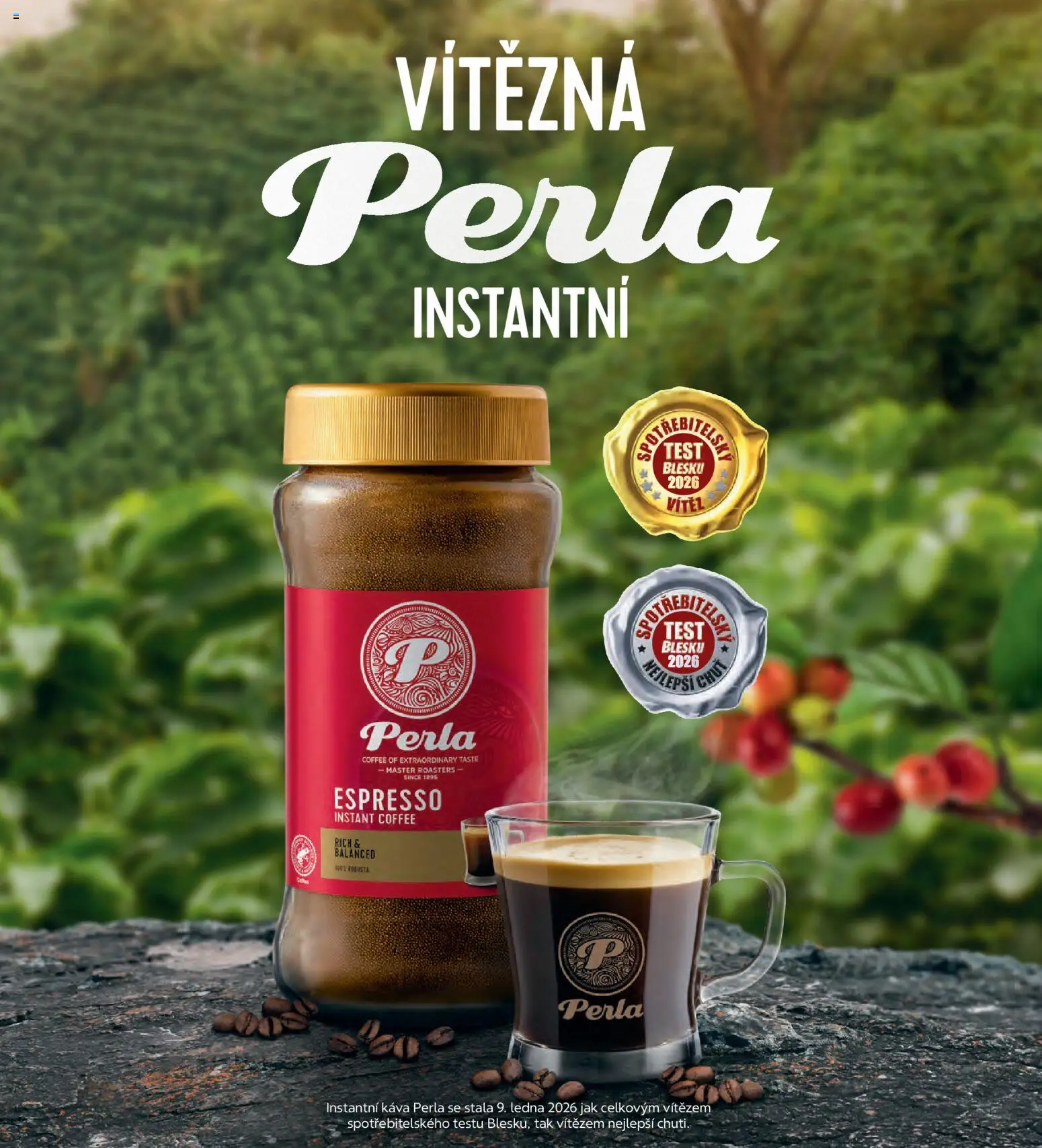 Albert magazín od 01.04.2026 | Strana: 9 | Produkty: Káva Perla, Káva, Instantní káva, Perla