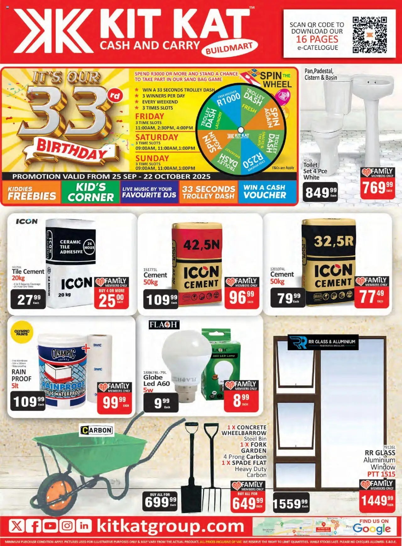 New KIT KAT Cash & Carry catalogue – valid from 25.09.2025 | Page: 16 | Products: Bag, Globe, Toilet, Cistern