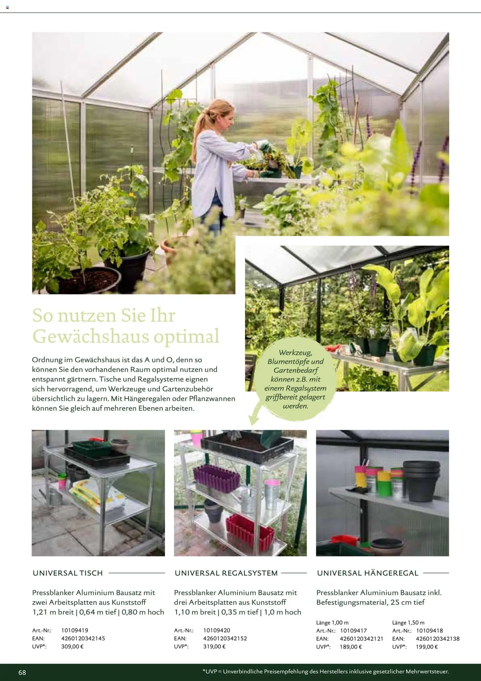 Dehner KGT – Kreative Gartentechnik – gültig ab 01.01.2026 | Seite: 68 | Produkte: Tisch