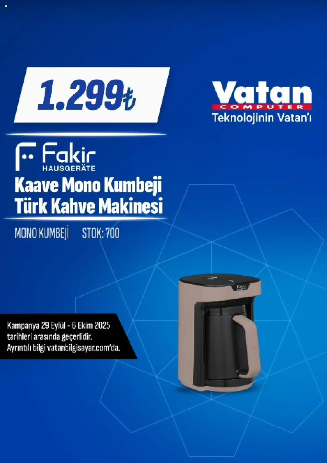 Vatan Bilgisayar İndirim - 29.09.2025 tarihinden itibaren geçerlidir | Sayfa: 6 | Ürünler: Kahve, Kahve makinesi