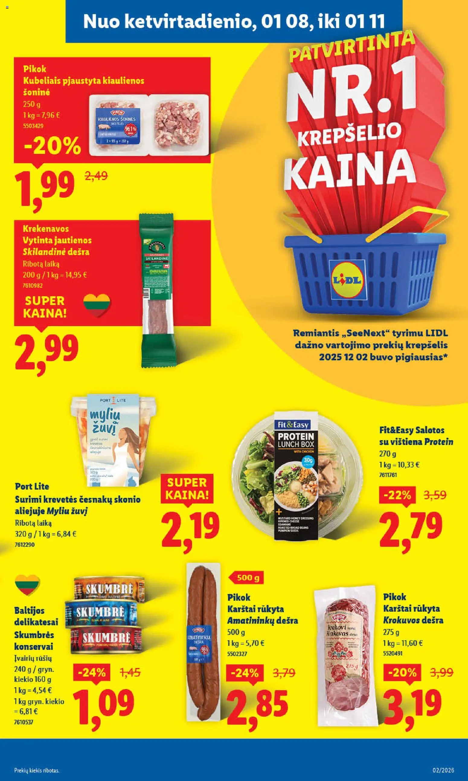 LIDL akcijos nuo 05.01.2026 | Puslapis: 37 | Prekių: Riešutai, Malūnėlis, Krepšelis, Kečupas