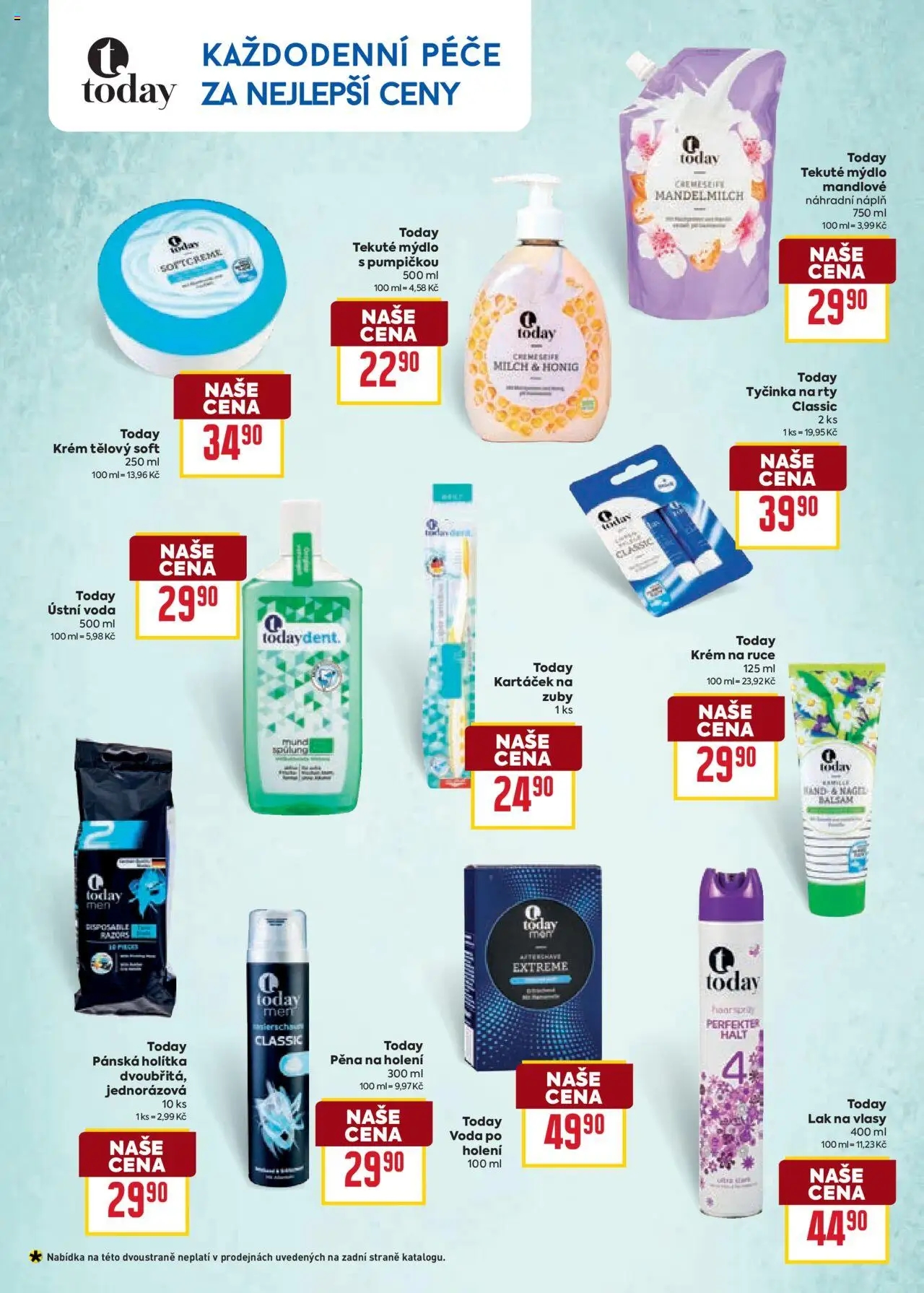 Billa katalog - Léto od 11.06.2025 | Strana: 28 | Produkty: Pěna na holení, Mýdlo, Krém, Lak na vlasy