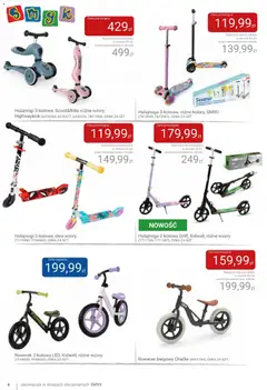 Pogląd oferty "Smyk gazetka" - ważna od 10.03.2026 | Strona: 4 | Produkty: Rowerek biegowy