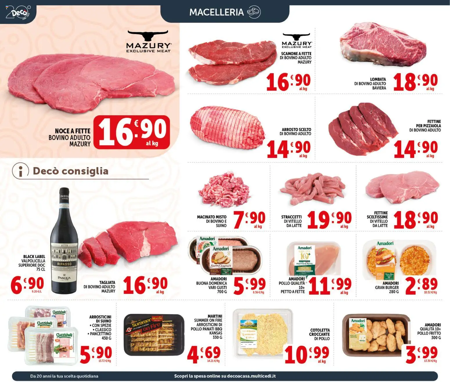 Volantino Decò del 21.04.2026 | Pagina: 4 | Prodotti: Bovino, Arrosto, Suino, Griglia