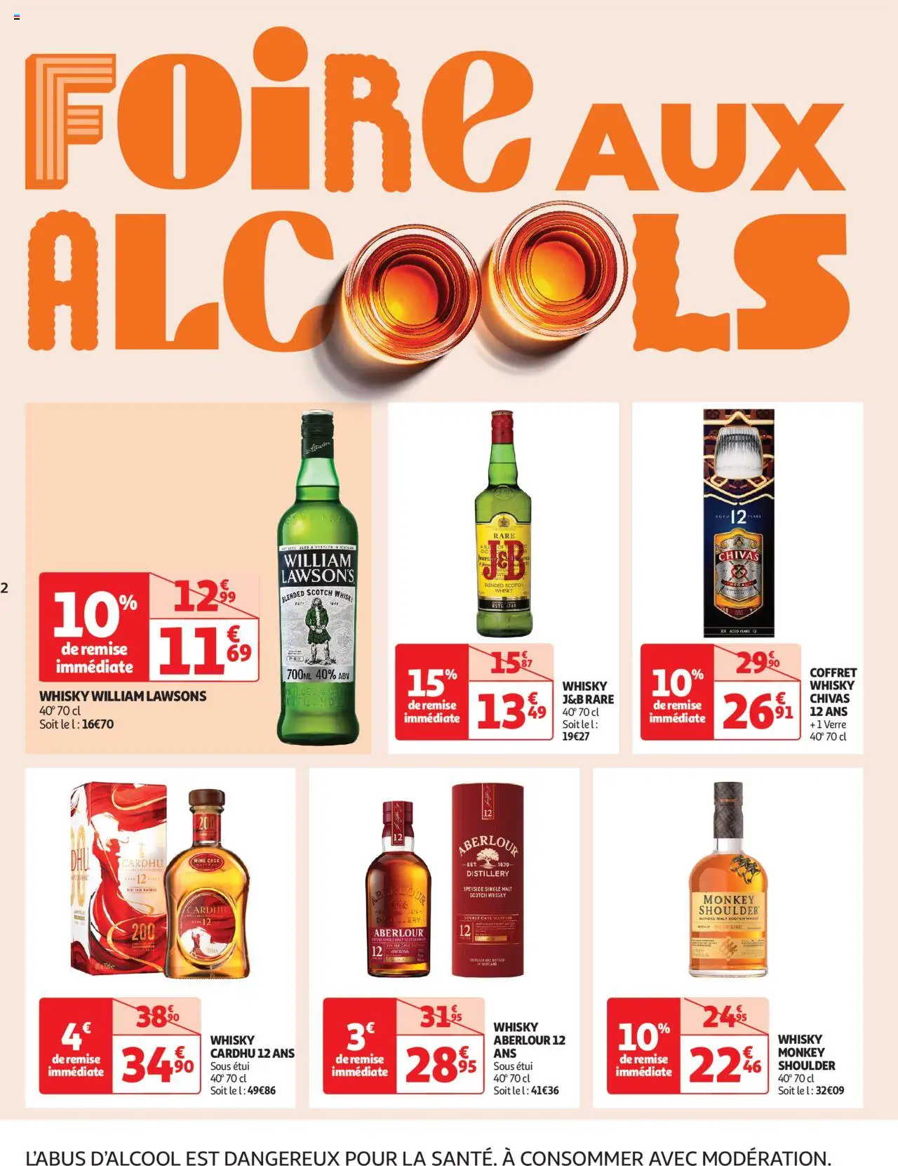  | Page: 2 | Produits: Whisky Chivas 12, Monkey shoulder, Alcools, Whisky Cardhu 12 ans