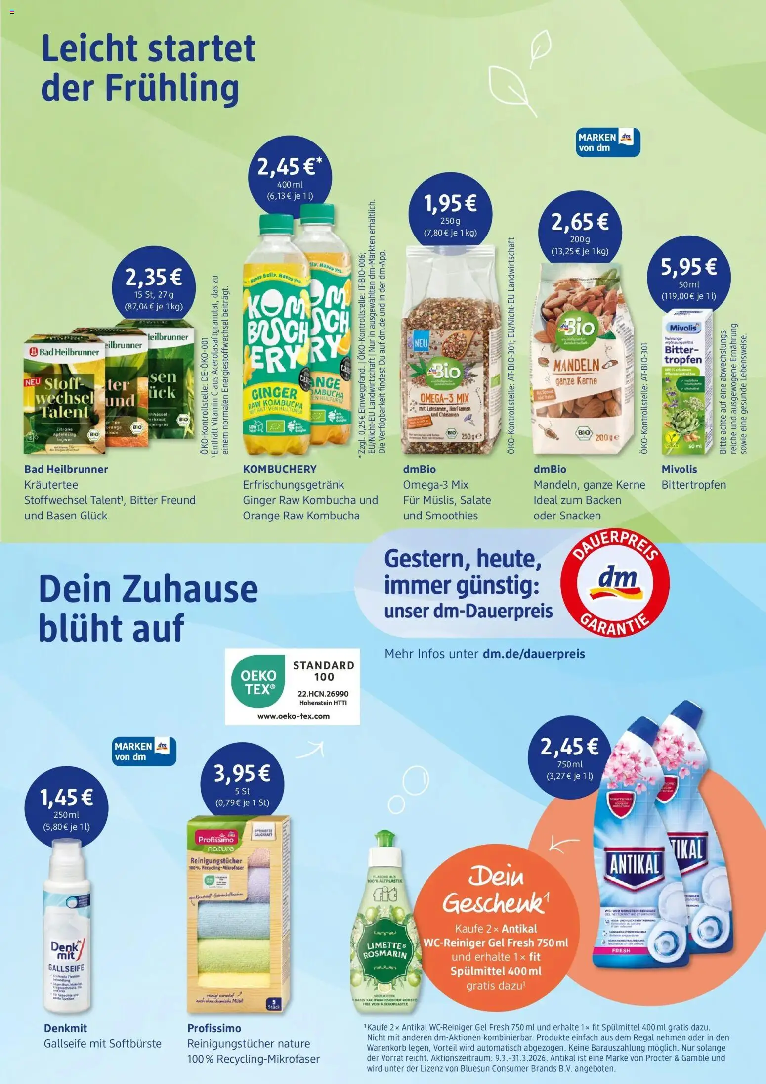 dm drogerie prospekt Berlin – gültig ab 09.03.2026 | Seite: 5 | Produkte: Regal, Mandeln, Reinigungstücher, Limette