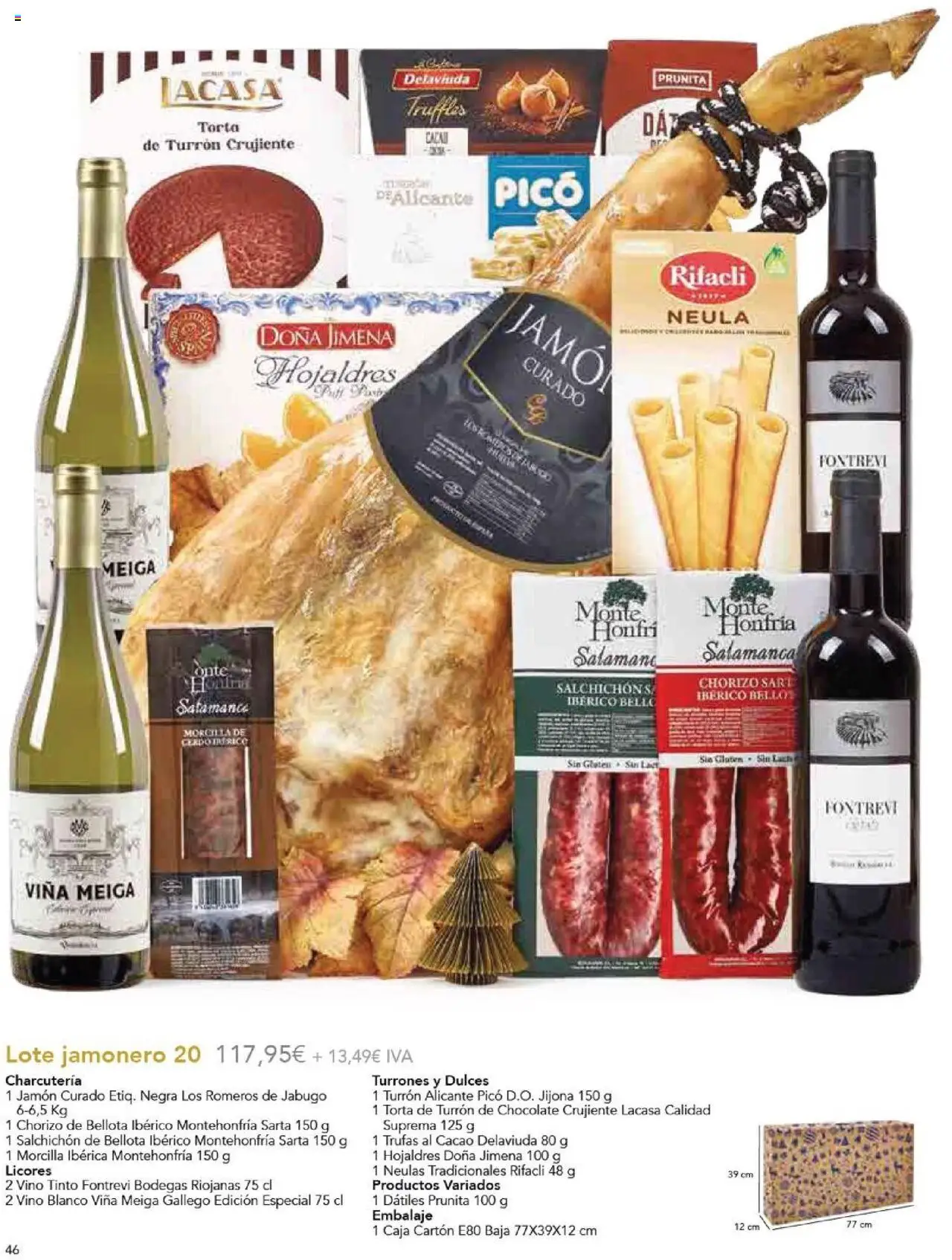 E.Leclerc Regalos de Navidad 2025 │ válido desde el 10.10.2025 | Página: 48 | Productos: Jamón, Vino, Cerdo, Φρυγανιές σικάλεως