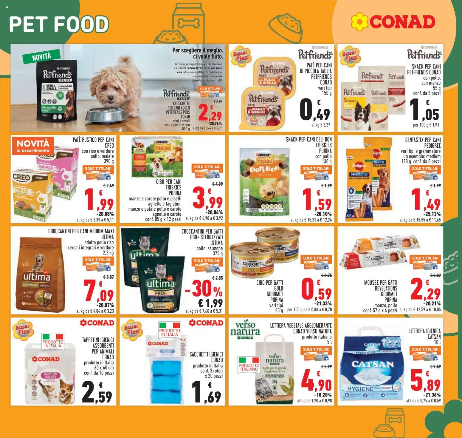 Volantino Conad del 08.04.2026 | Pagina: 23 | Prodotti: Tè, Cereali, Crocchette, Piselli