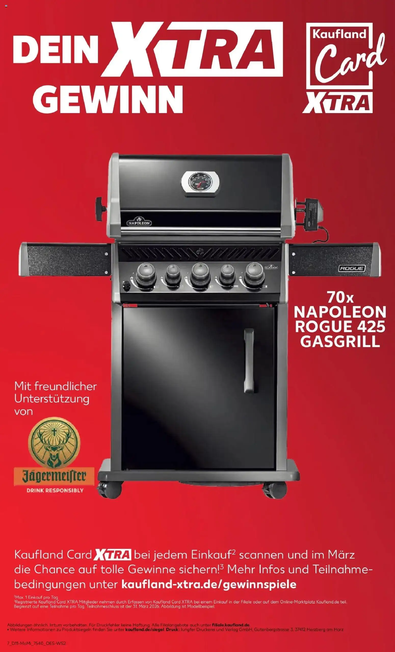 Kaufland Prospekt Blankenfelde-Mahlow	 – gültig ab 09.03.2026 | Seite: 7 | Produkte: Grill, Jägermeister