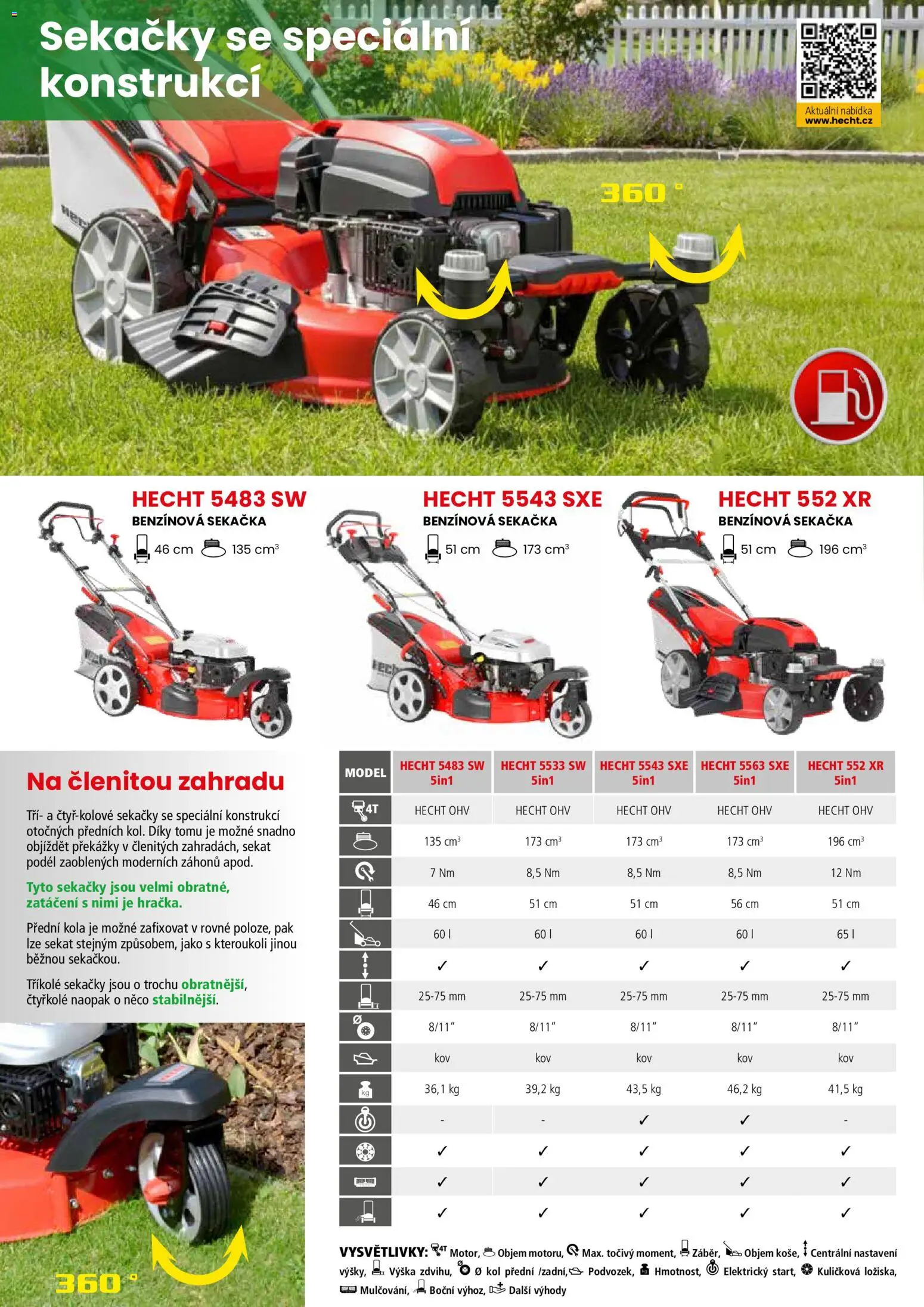 Hecht katalog - Jaro - léto 2026 od 19.02.2026 | Strana: 14 | Produkty: Hecht, Sekačka, Kola