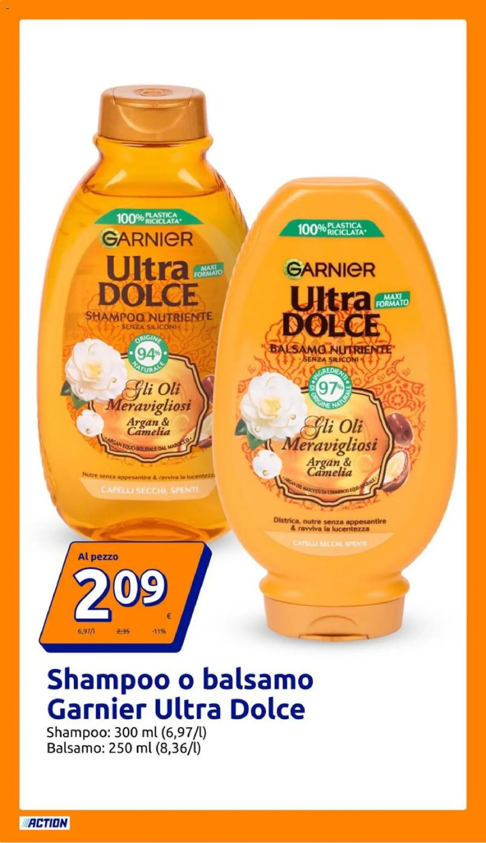 Volantino Action del 18.03.2026 | Pagina: 12 | Prodotti: Shampoo, Balsamo