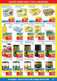 Vrutak - Katalog - Pregled kataloga iz trgovine Vrutak, vrijedi od 15.12.2025 | Stranica: 17 | Proizvodi: Mast, Masline, Margarin, Salata