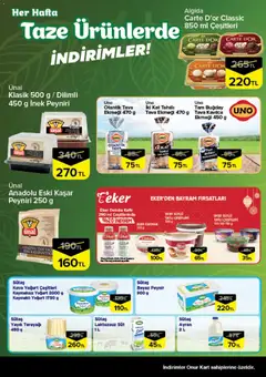 19.03.2026 tarihinden itibaren geçerli olan Onur Market kataloğu önizlemesi | Sayfa: 3