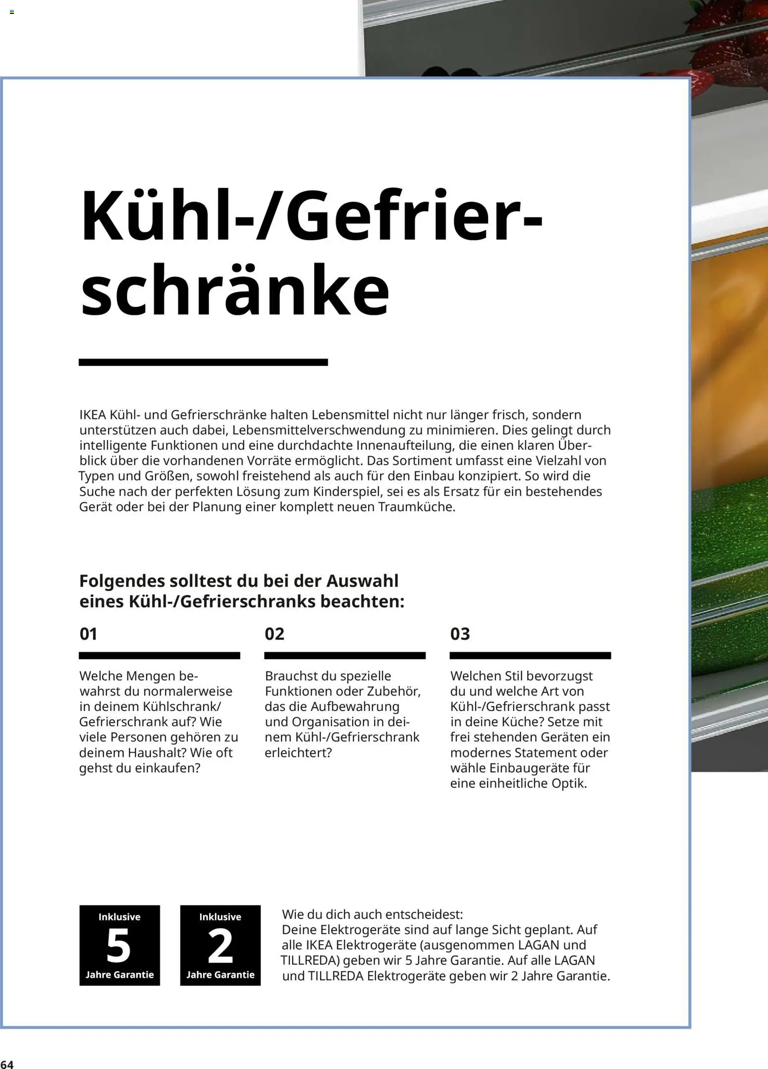 Ikea Elektrogeräte – gültig ab 10.04.2026 | Seite: 64 | Produkte: Gefrierschrank, Küche