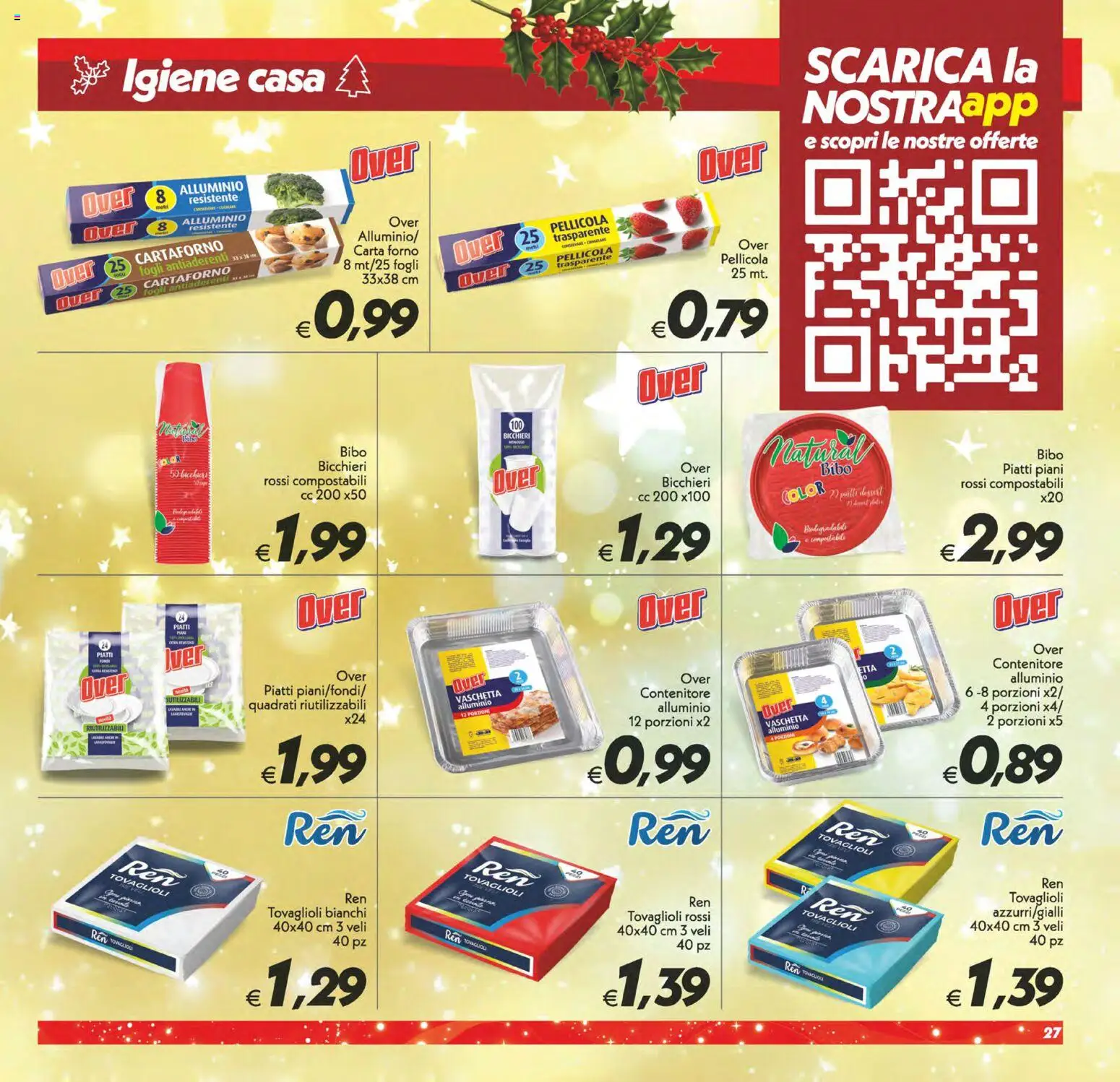 Volantino SuperConveniente del 05.12.2025 | Pagina: 27 | Prodotti: Contenitore, Forno, Pellicola, Alluminio