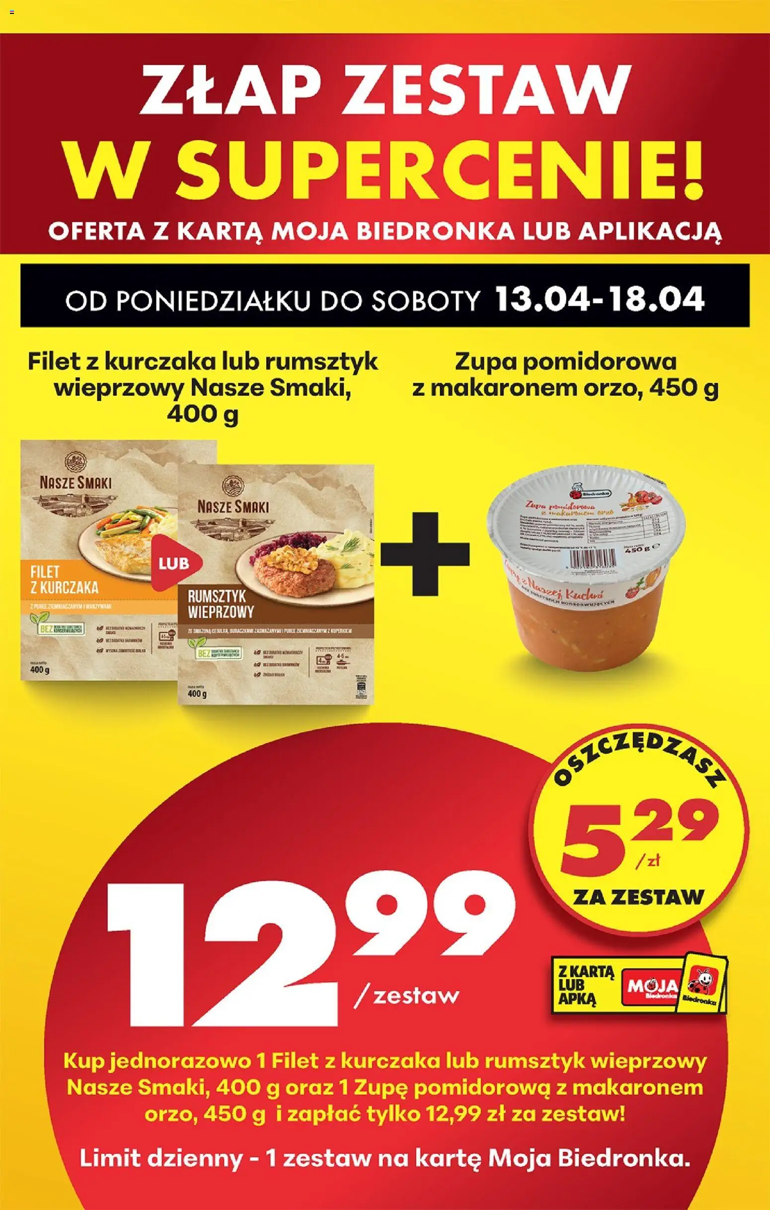 Biedronka gazetka od poniedziałku od 13.04.2026 | Strona: 88