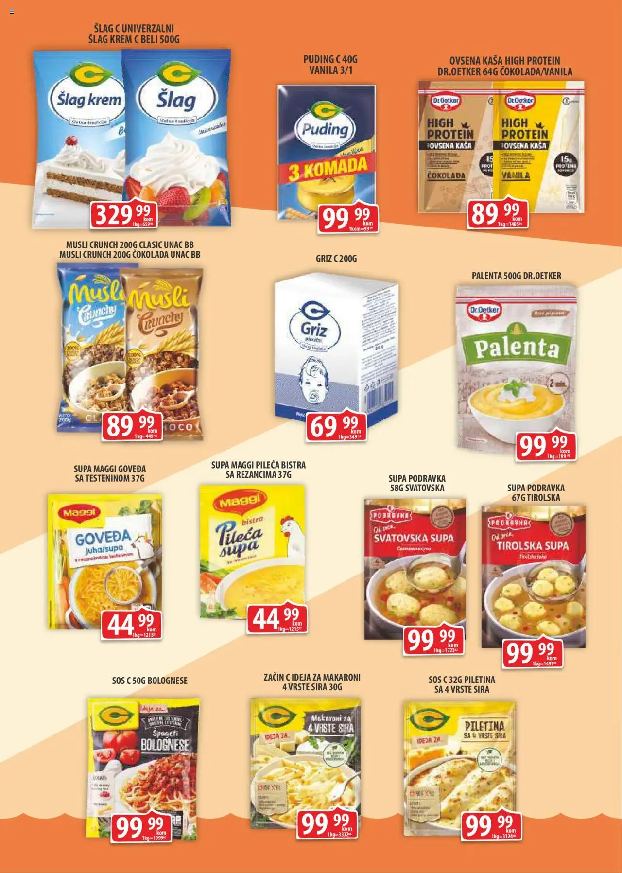 Fortuna Market katalog - važi od 13.08.2025 | Strana: 6 | Proizvode: Šlag, Puding, Šlag krem, Sos