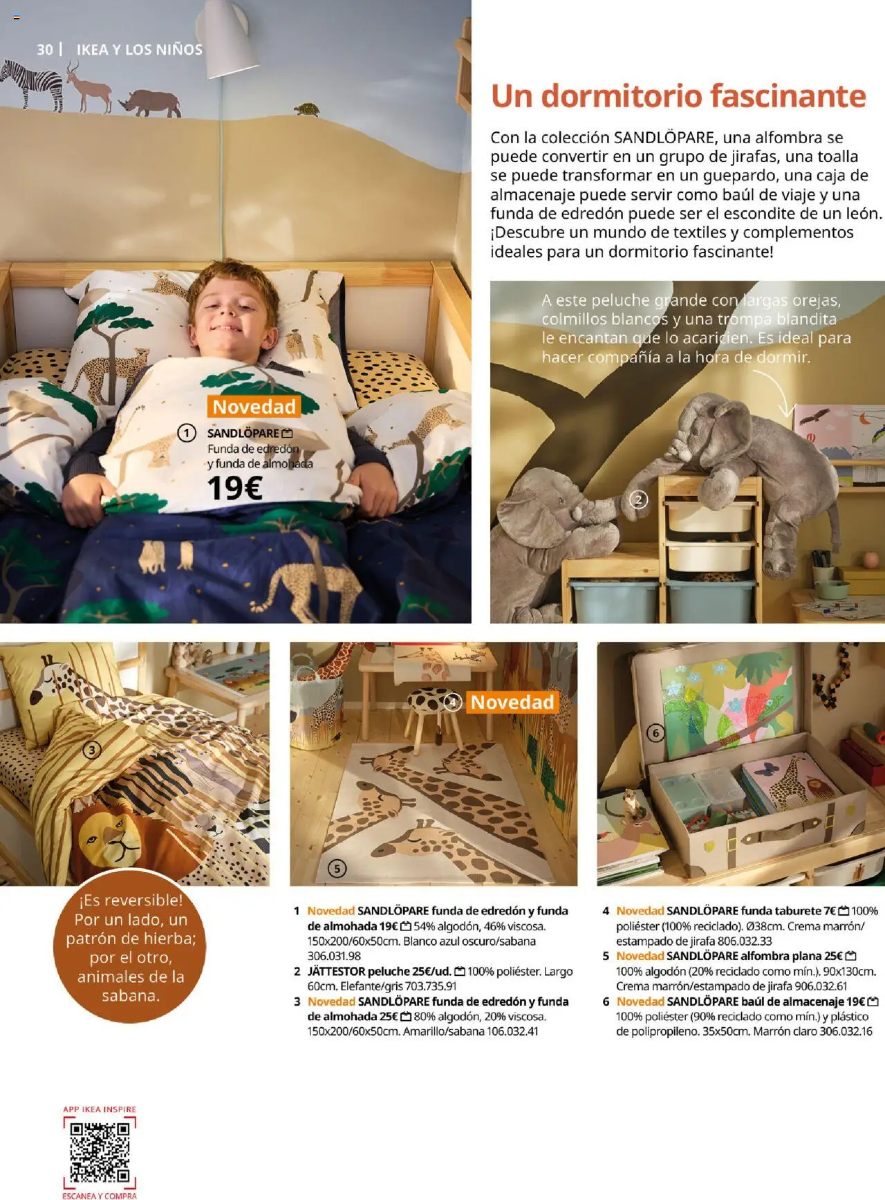 Catálogo IKEA Family │ válido desde el 01.10.2025 | Página: 30 | Productos: Edredón, Taburete, Funda, Alfombra