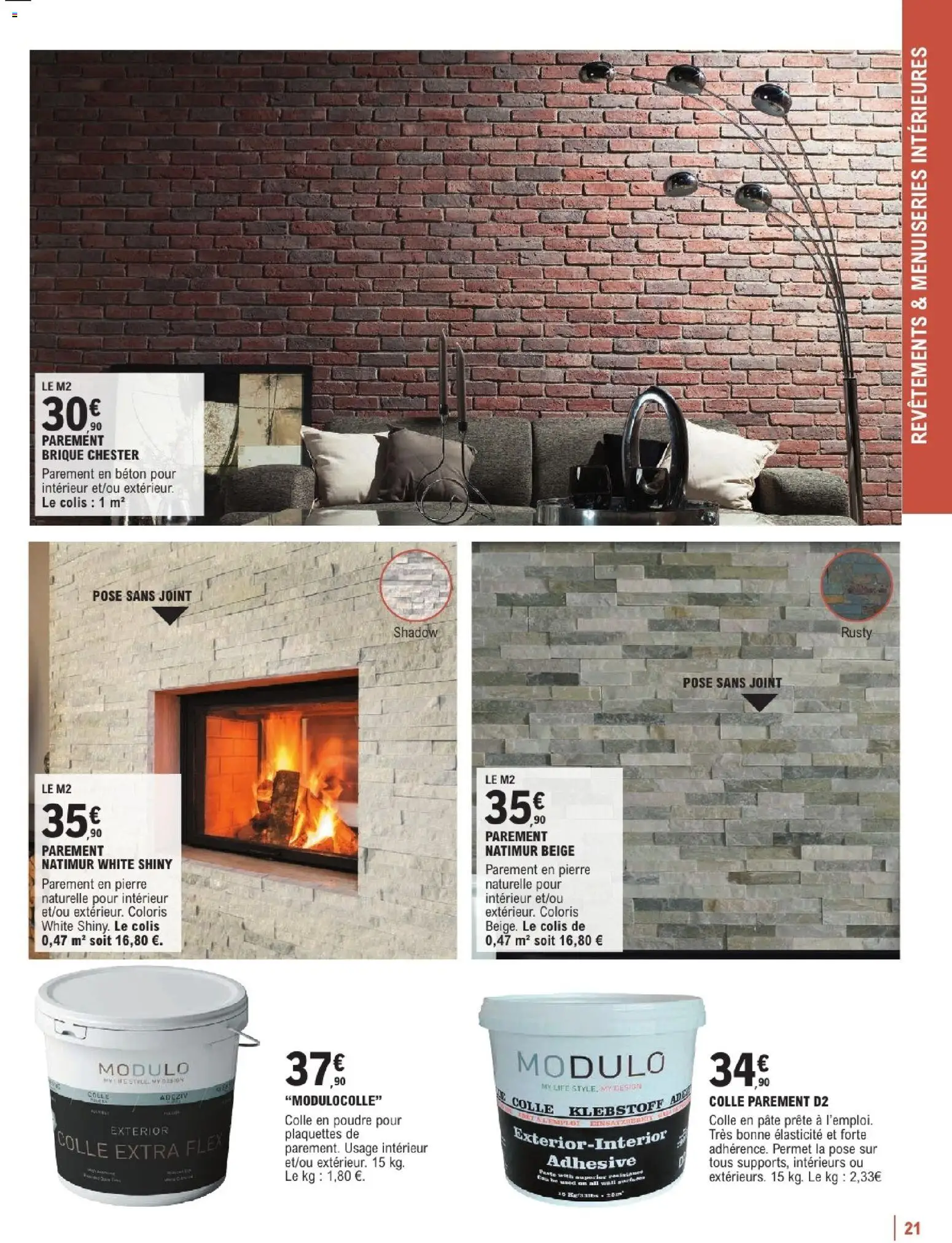 {H1} | Page: 21 | Produits: Poudre, Colle