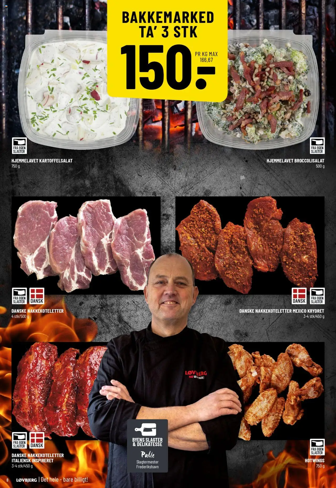 Løvbjerg Tilbudsavis gyldig fra 04.07.2025 | Side: 8 | Produkter: Kartoffelsalat, Broccoli
