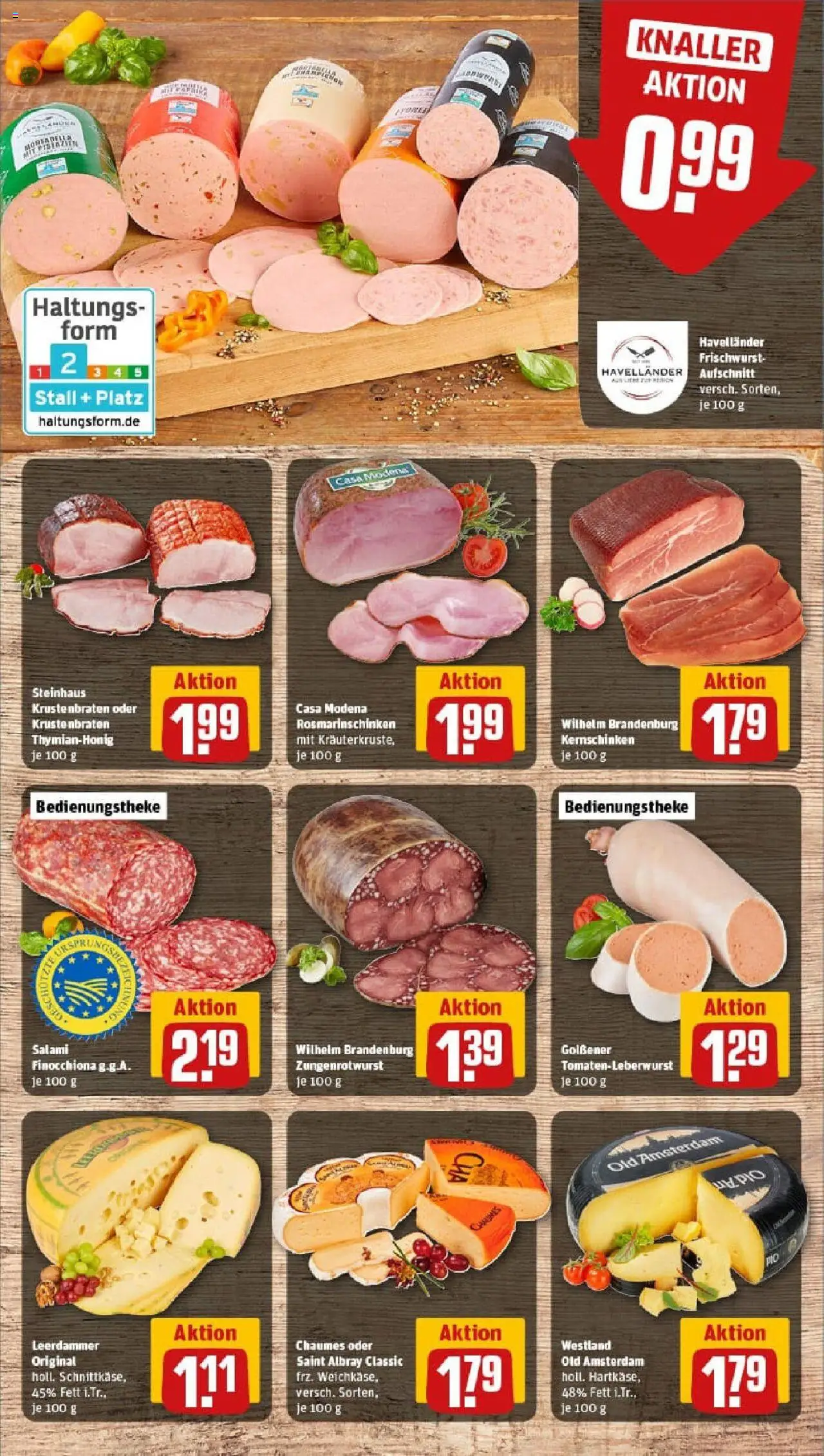 Rewe prospekt Greifswald	 – gültig ab 01.09.2025 | Seite: 11 | Produkte: Krustenbraten, Leerdammer, Salami