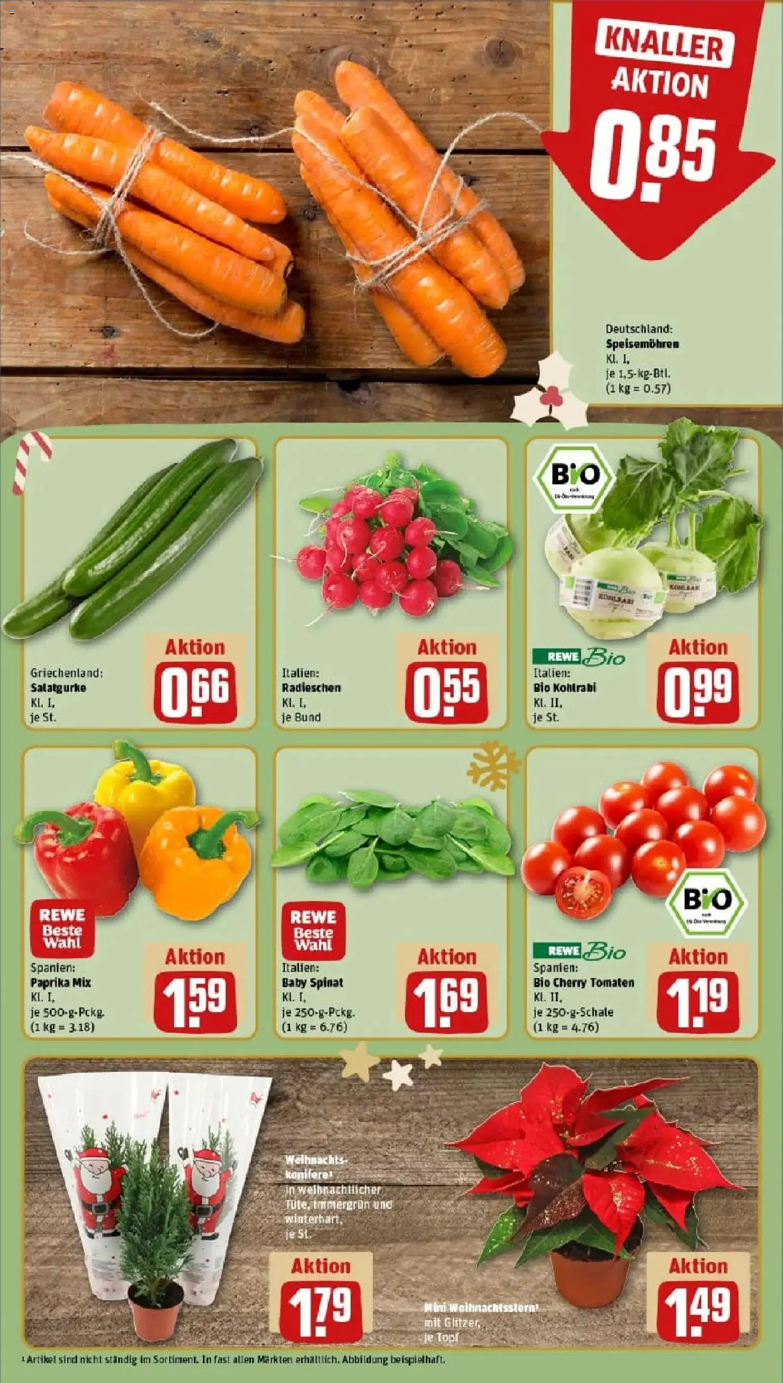 Rewe prospekt Schliersee-Neuhaus	 – gültig ab 23.11.2025 | Seite: 9 | Produkte: Kohlrabi, Tomaten, Paprika
