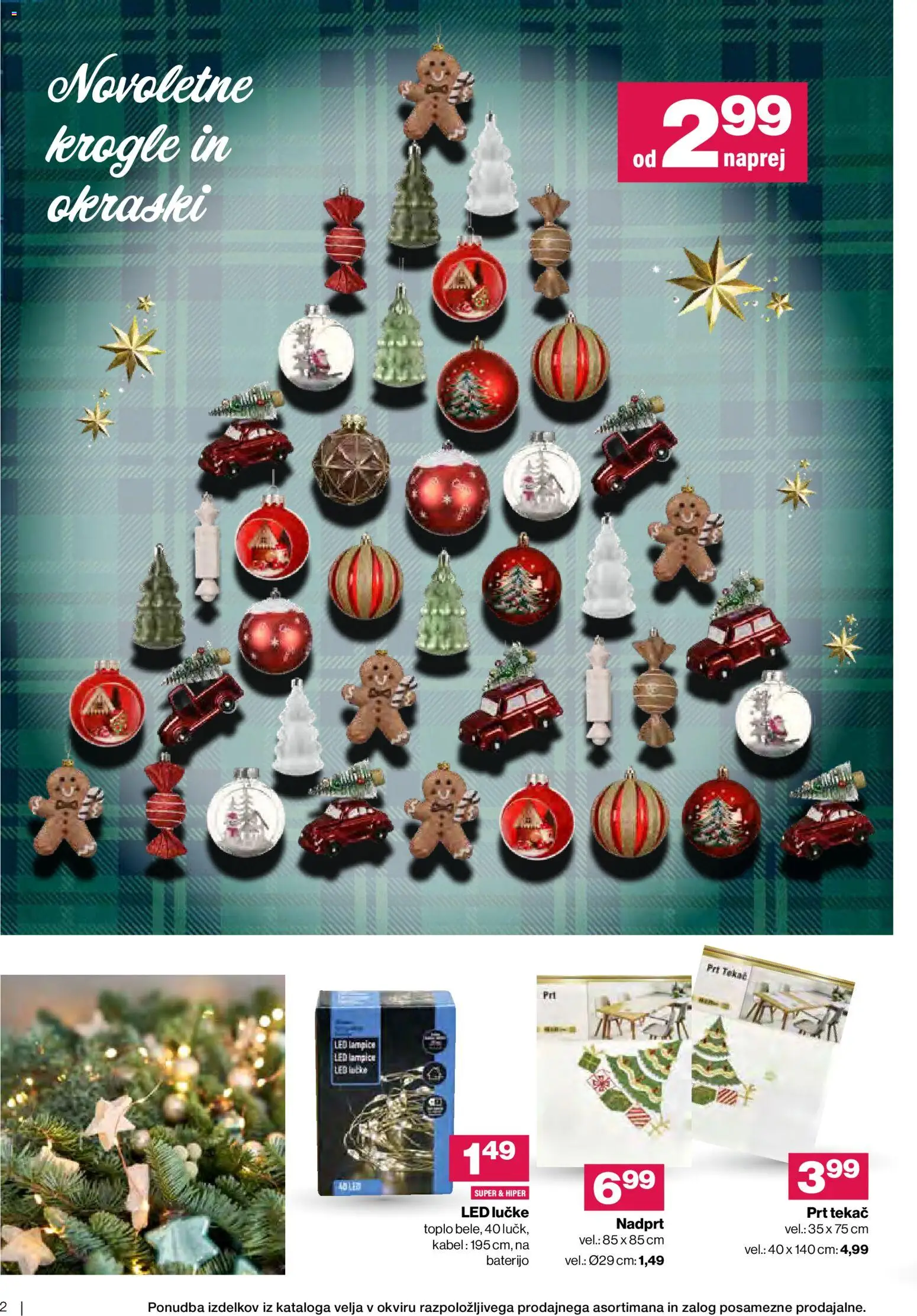 Novi Mercator katalog ponudbe – veljaven od 19.11.2025 | Stran: 2 | Izdelki: Kabel, Tekač