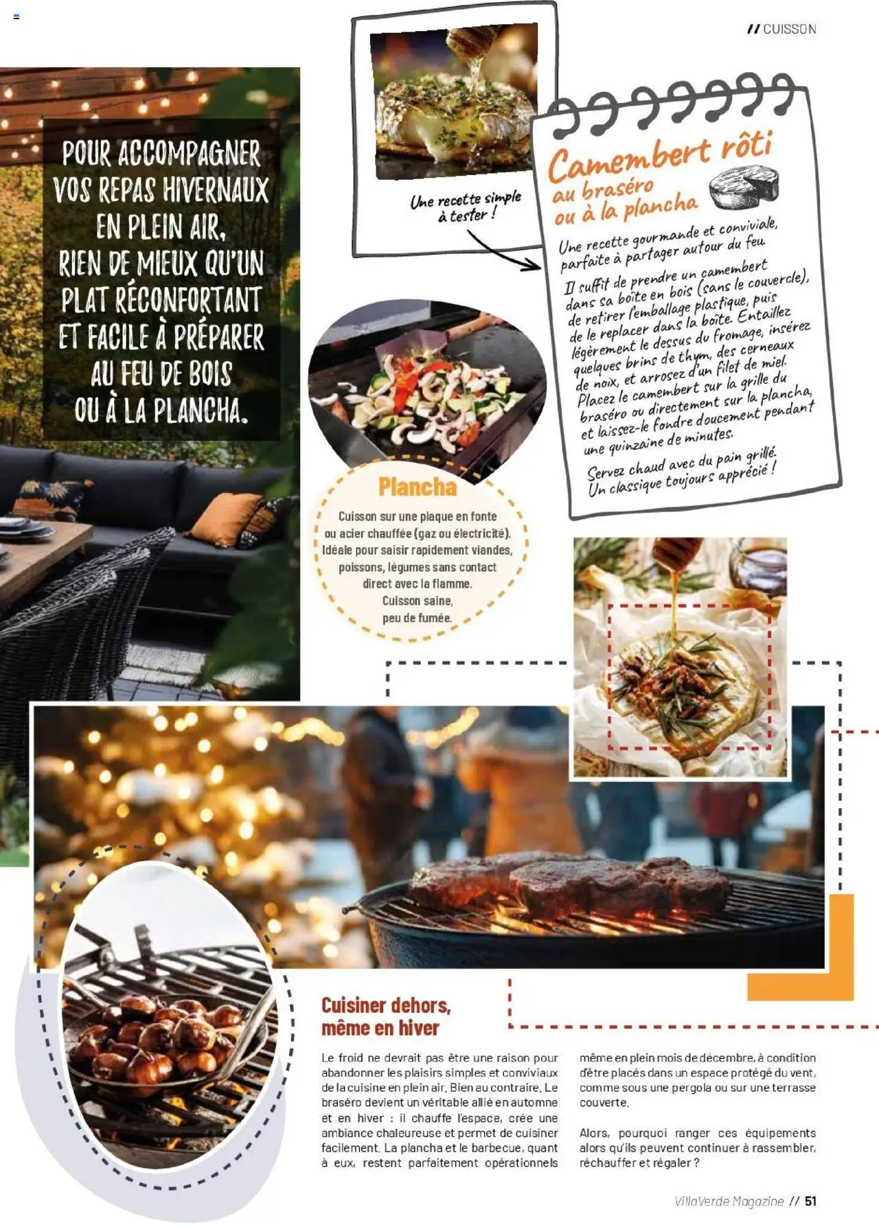  | Page: 51 | Produits: Plancha, Brasero, Pain, Camembert
