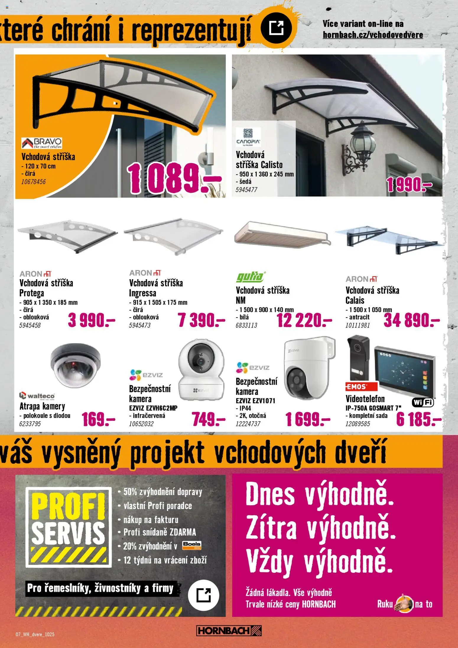 HORNBACH leták - Dveře od 22.10.2025 | Strana: 7 | Produkty: Kamera