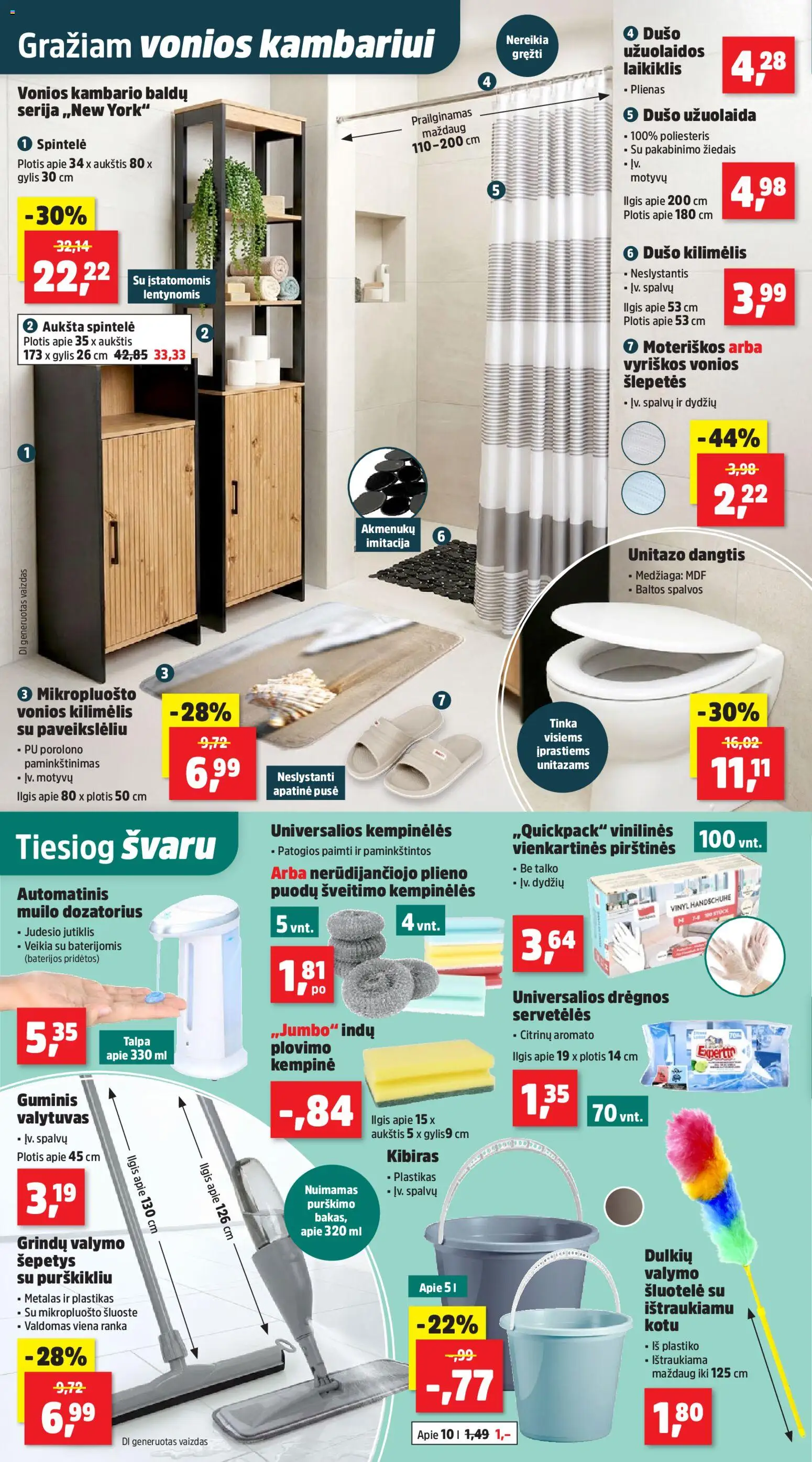 Thomas Philipps akcijos nuo 07.04.2026 | Puslapis: 8 | Prekių: Kilimėlis, Vonios kilimėlis, Pirštines, Užuolaidos