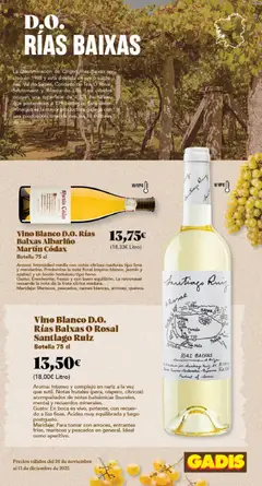 Vista previa Gadis - folleto válido desde el 20.11.2025 | Página: 30 | Productos: Lima, Vino