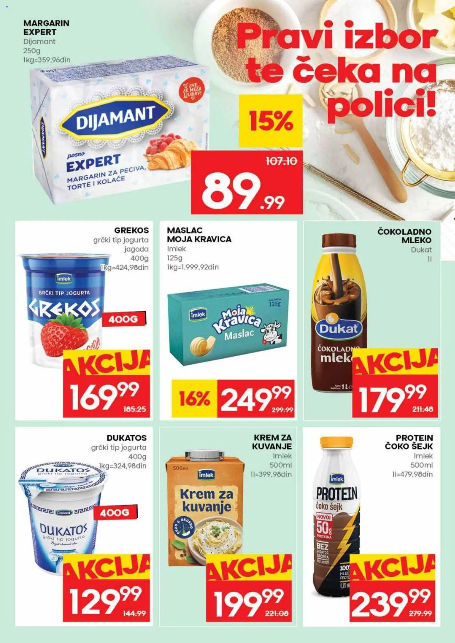 Idea katalog - važi od 16.04.2026 | Strana: 11 | Proizvode: Maslac, Protein, Čokoladno mleko, Mleko